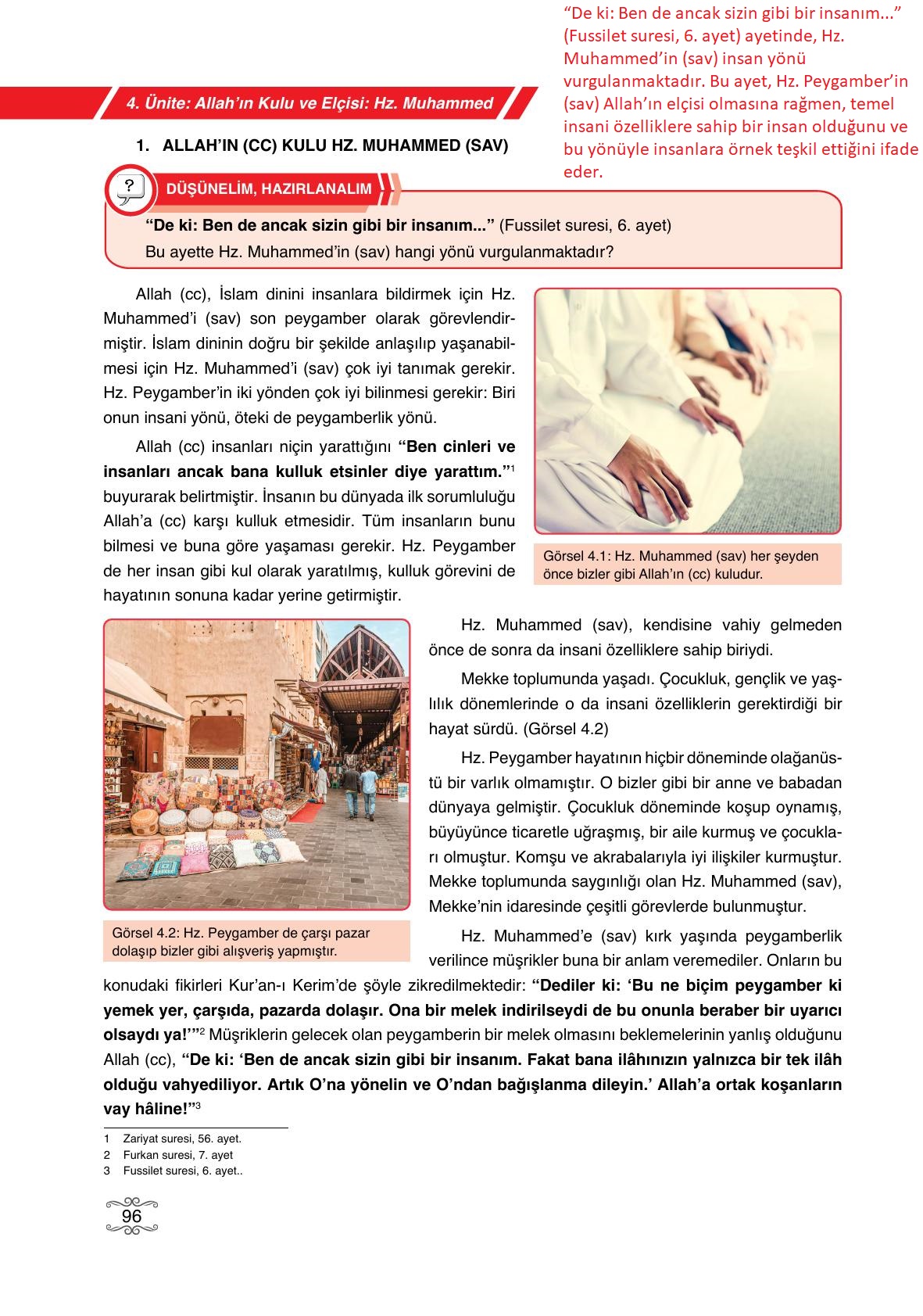 7. Sınıf Erkad Yayıncılık Din Kültürü Ve Ahlak Bilgisi Ders Kitabı Sayfa 96 Cevapları