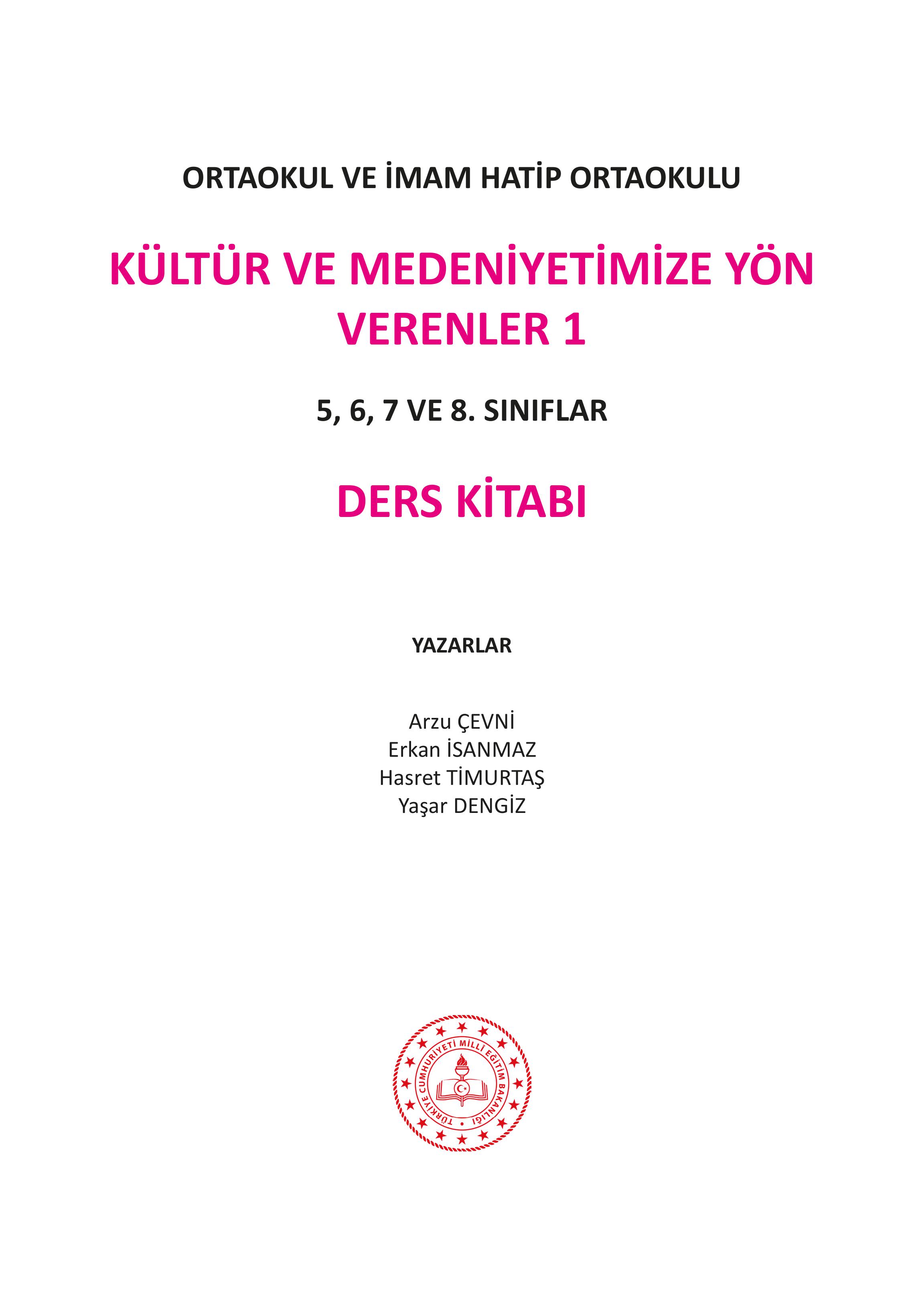 7. Sınıf Meb Yayınları Kültür Ve Medeniyetimize Yön Verenler Ders Kitabı 1. Kitap Sayfa 2 Cevapları