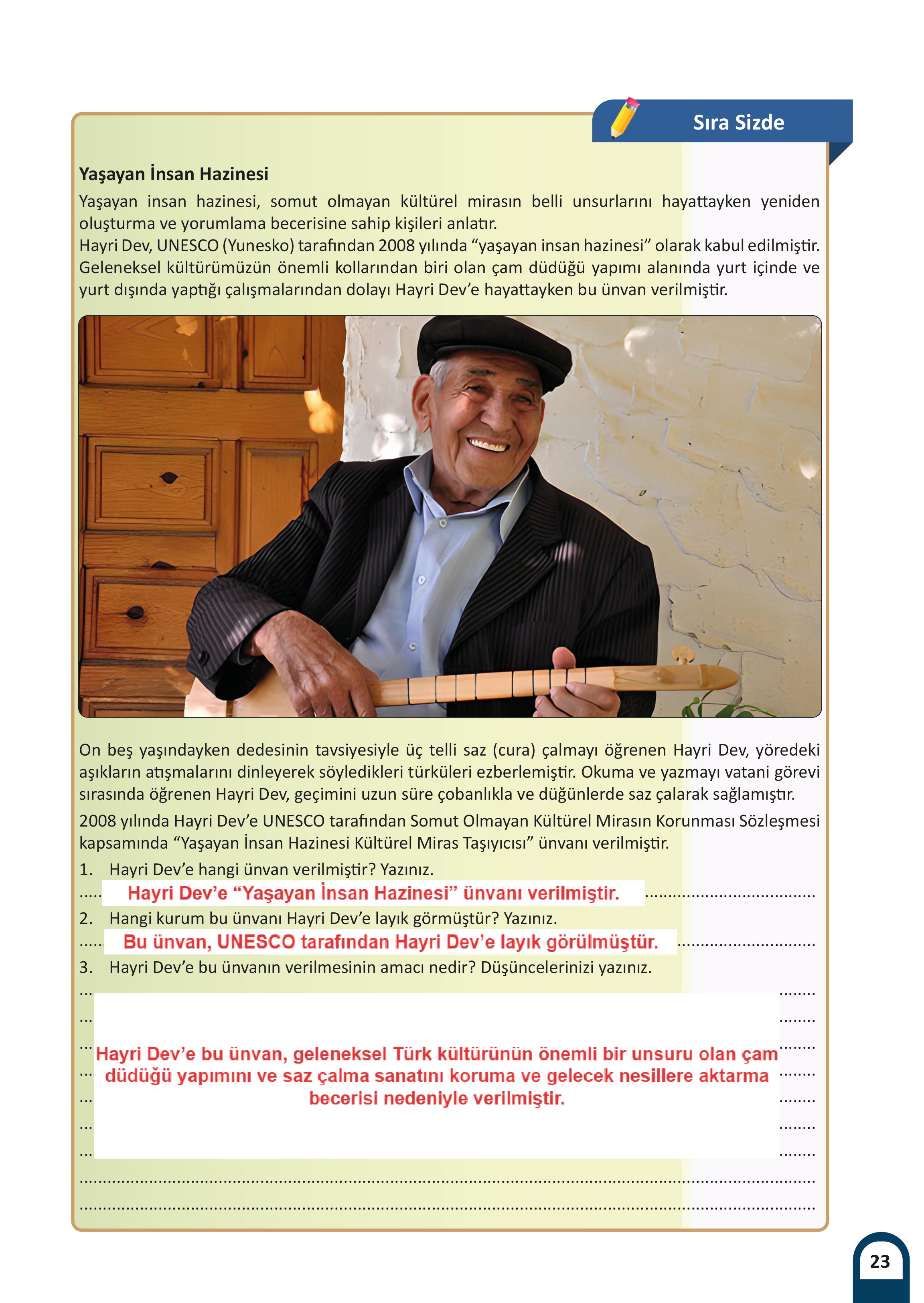 7. Sınıf Meb Yayınları Kültür Ve Medeniyetimize Yön Verenler Ders Kitabı 1. Kitap Sayfa 24 Cevapları