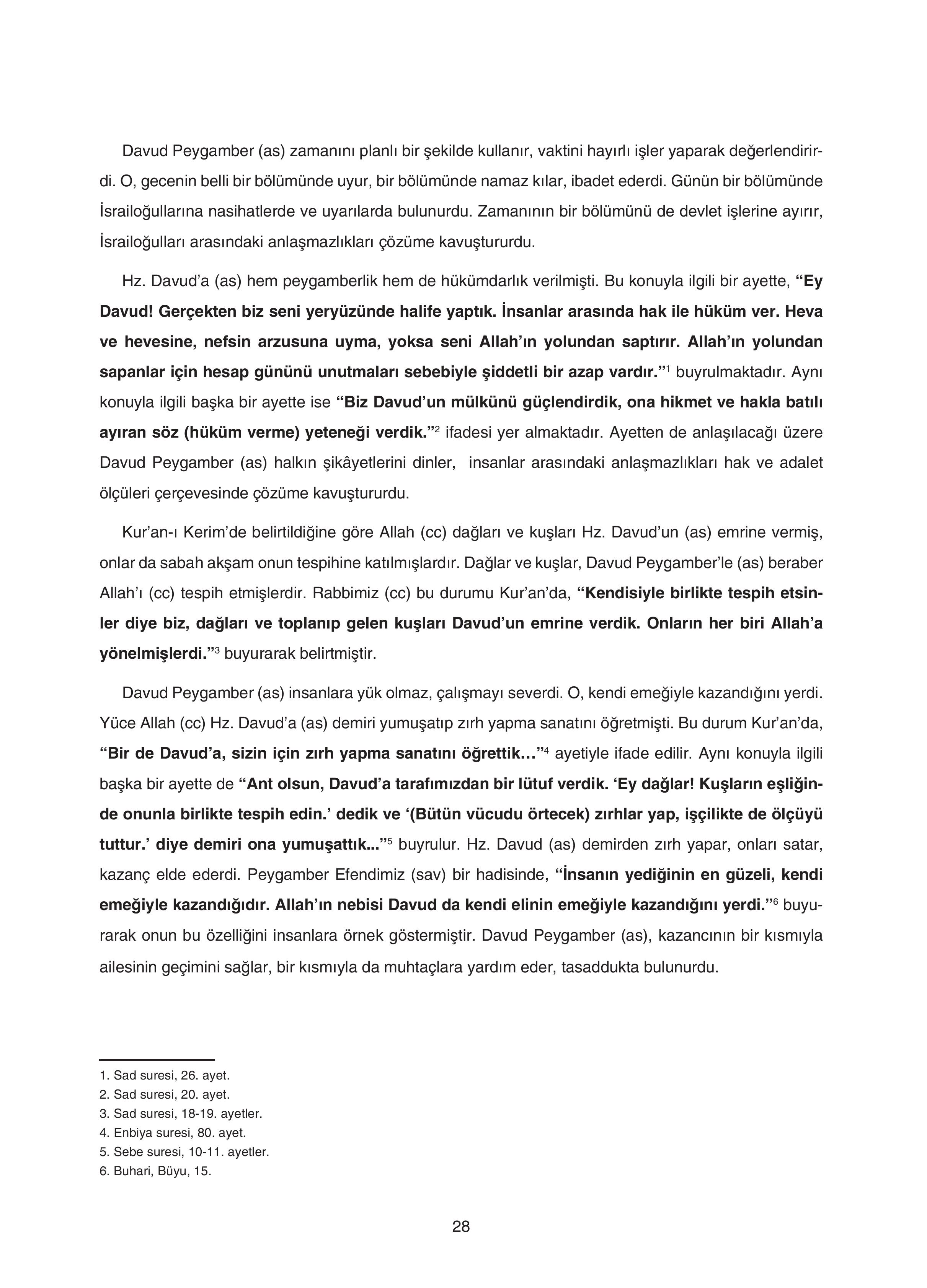 7. Sınıf Sdr Yayıncılık Kuran-ı Kerim Ders Kitabı Sayfa 28 Cevapları