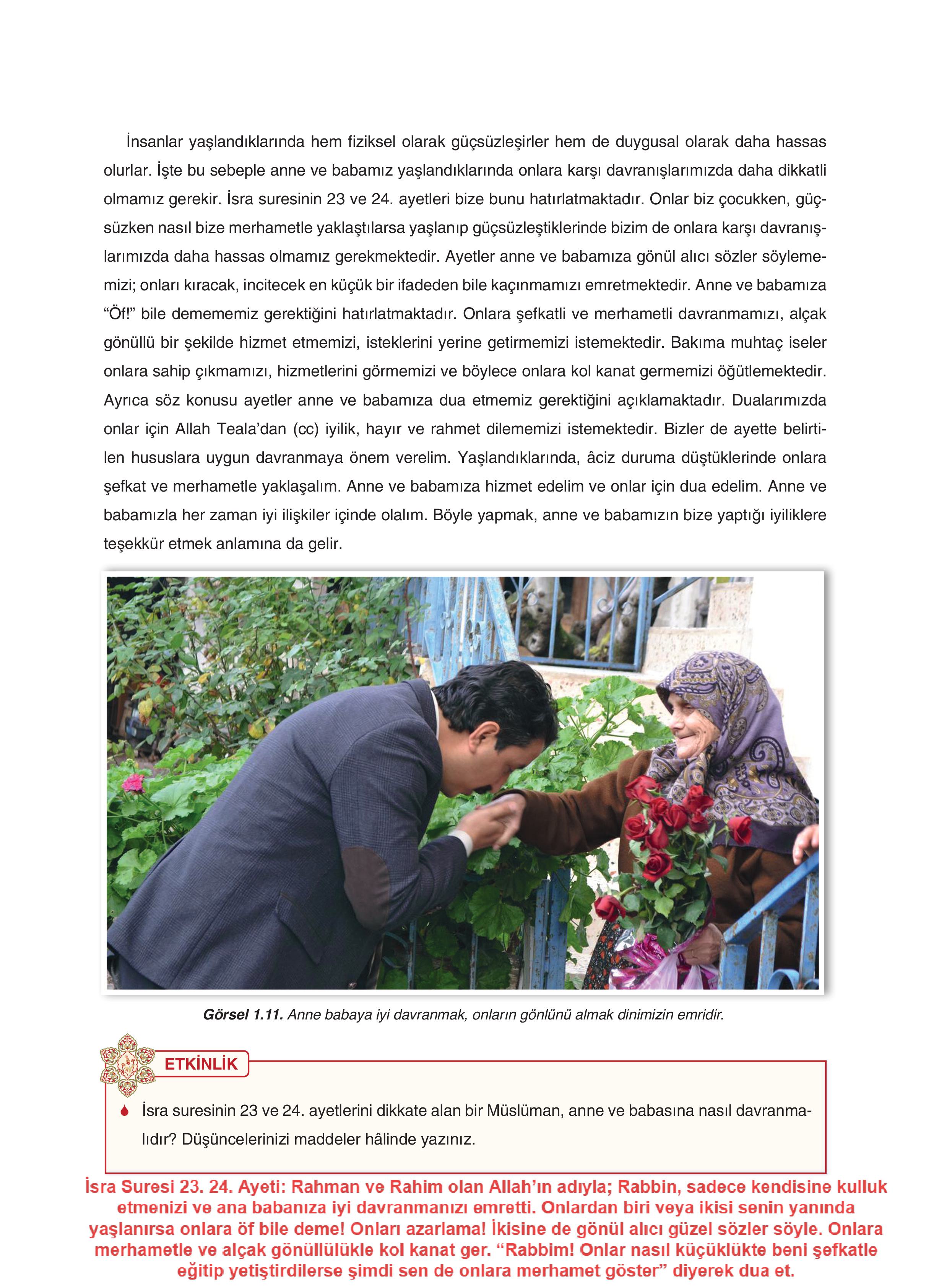 7. Sınıf Sdr Yayıncılık Kuran-ı Kerim Ders Kitabı Sayfa 43 Cevapları