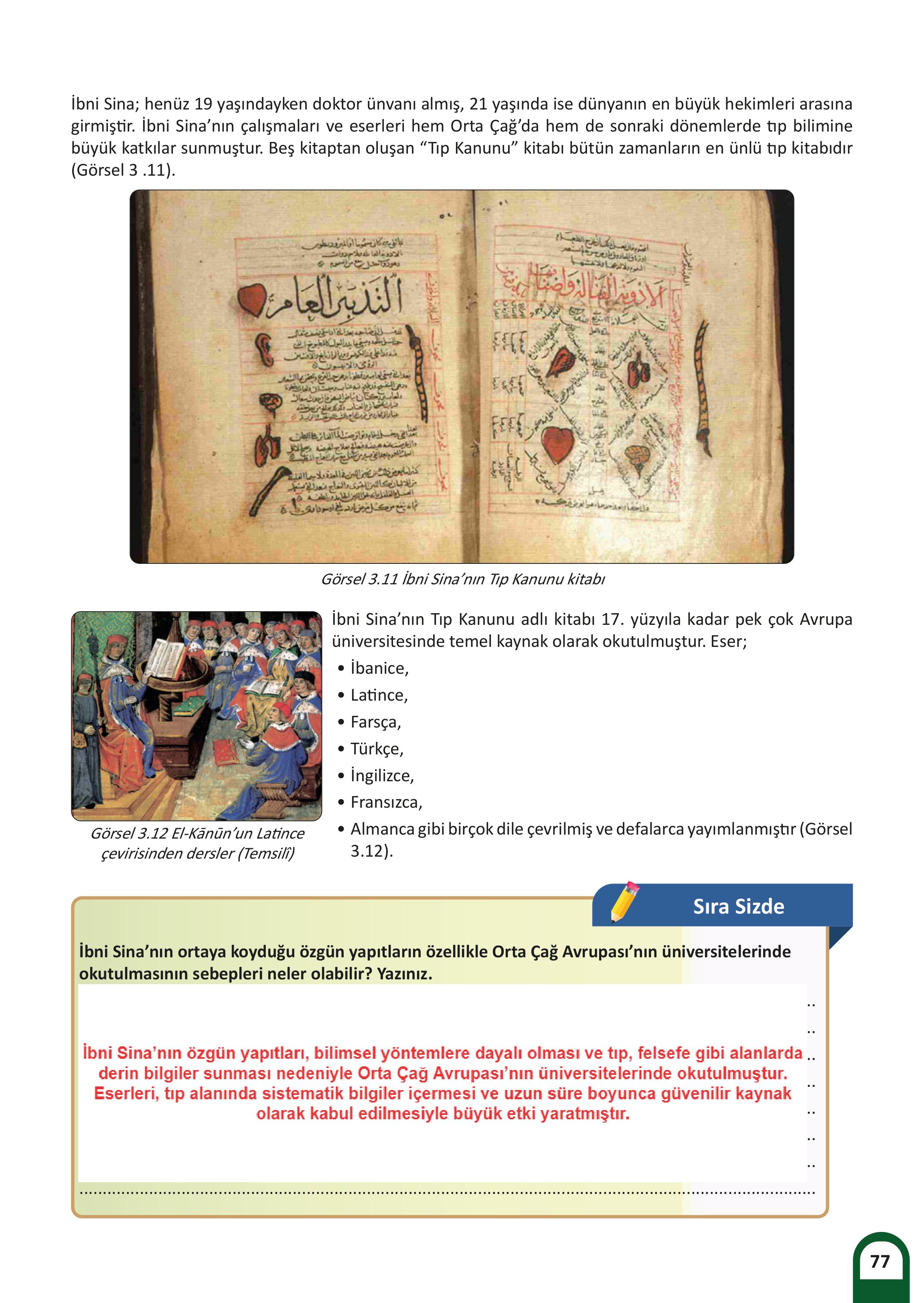 8. Sınıf Meb Yayınları Kültür Ve Medeniyetimize Yön Verenler Ders Kitabı 1. Kitap Sayfa 78 Cevapları