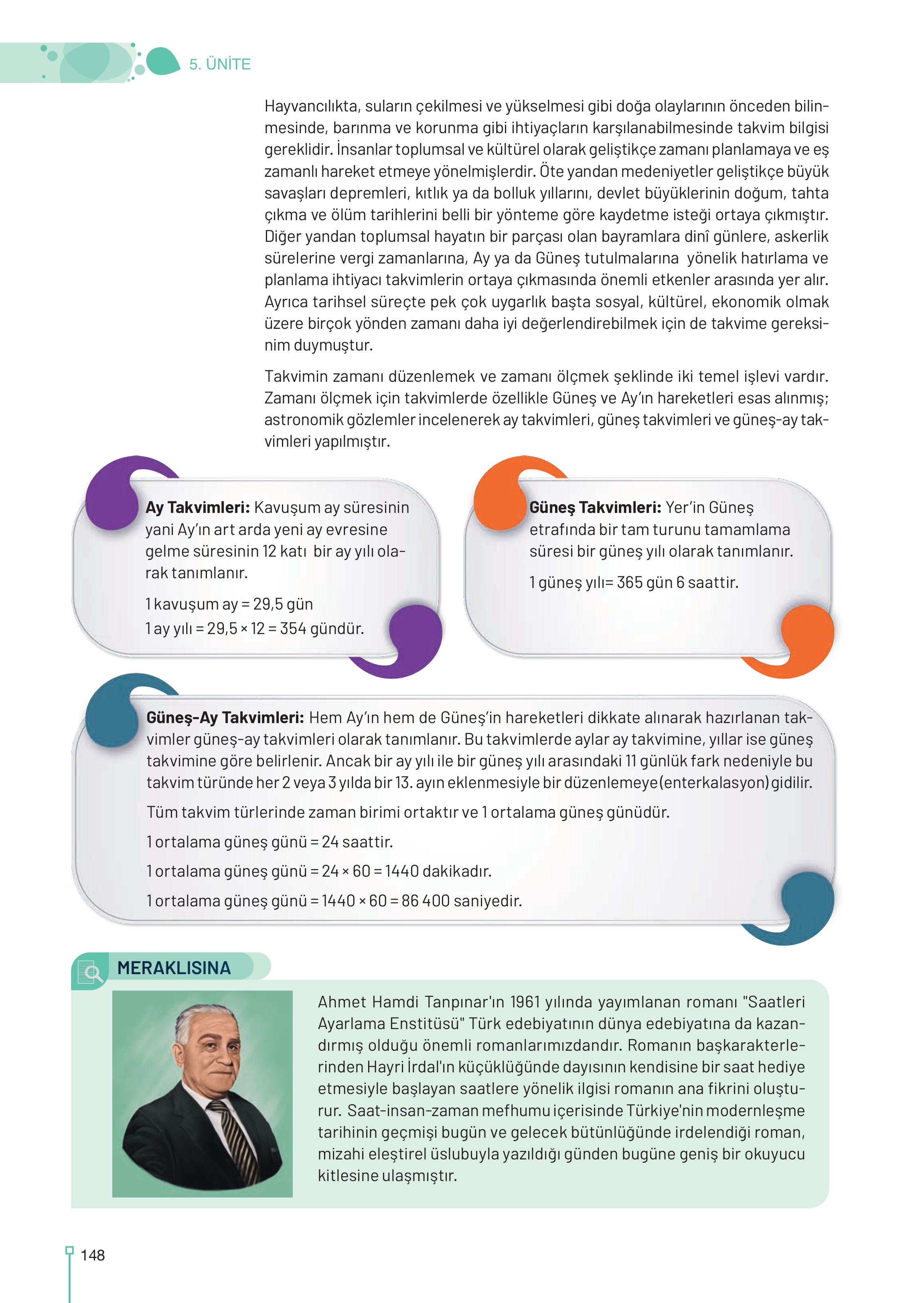 9-10-11-12. Sınıf Meb Yayınları Astronomi Ve Uzay Bilimleri Ders Kitabı Sayfa 148 Cevapları