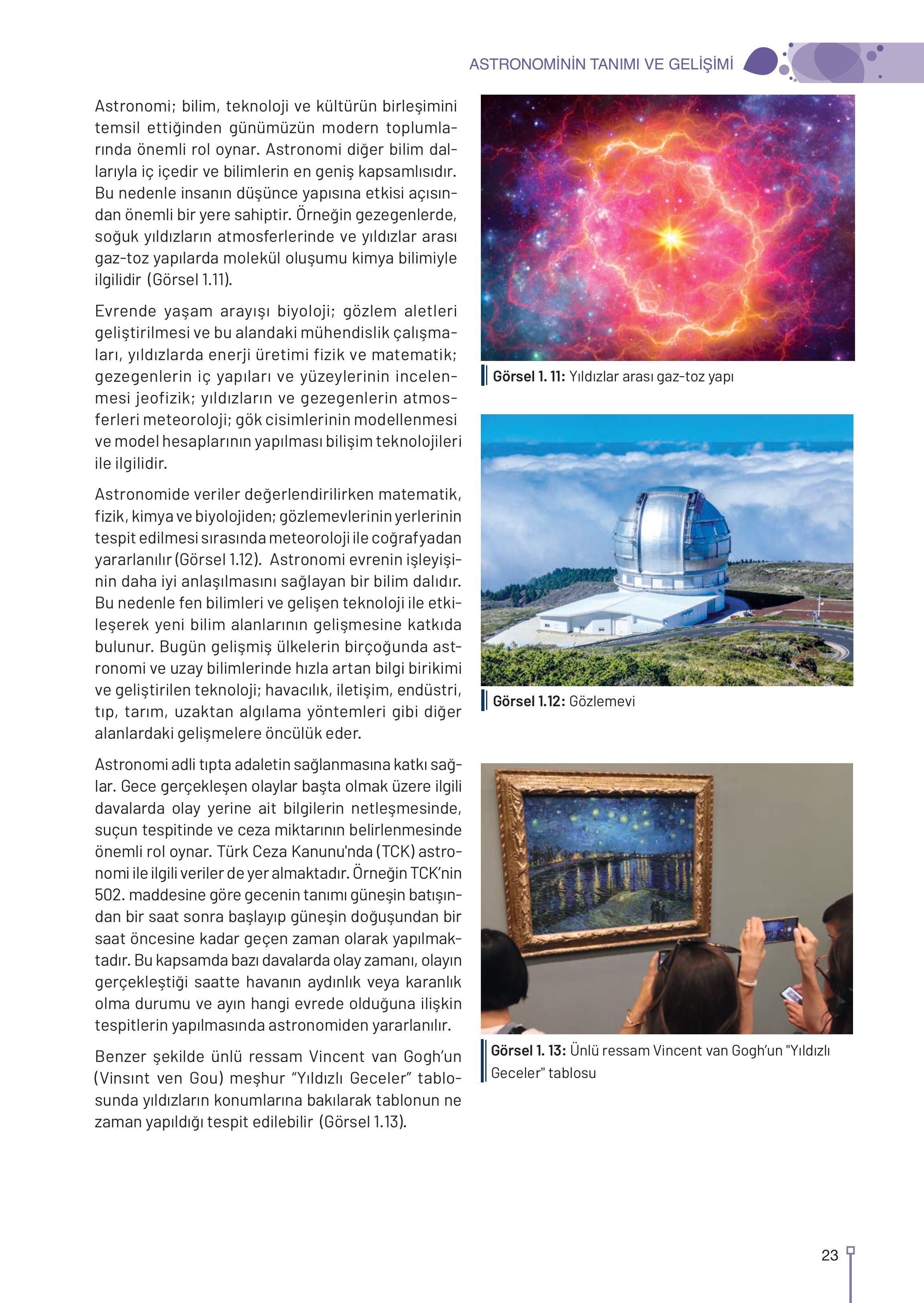 9-10-11-12. Sınıf Meb Yayınları Astronomi Ve Uzay Bilimleri Ders Kitabı Sayfa 23 Cevapları 9-10-11-12. Sınıf Meb Yayınları Astronomi Ve Uzay Bilimleri Ders Kitabı Sayfa 23 Cevapları