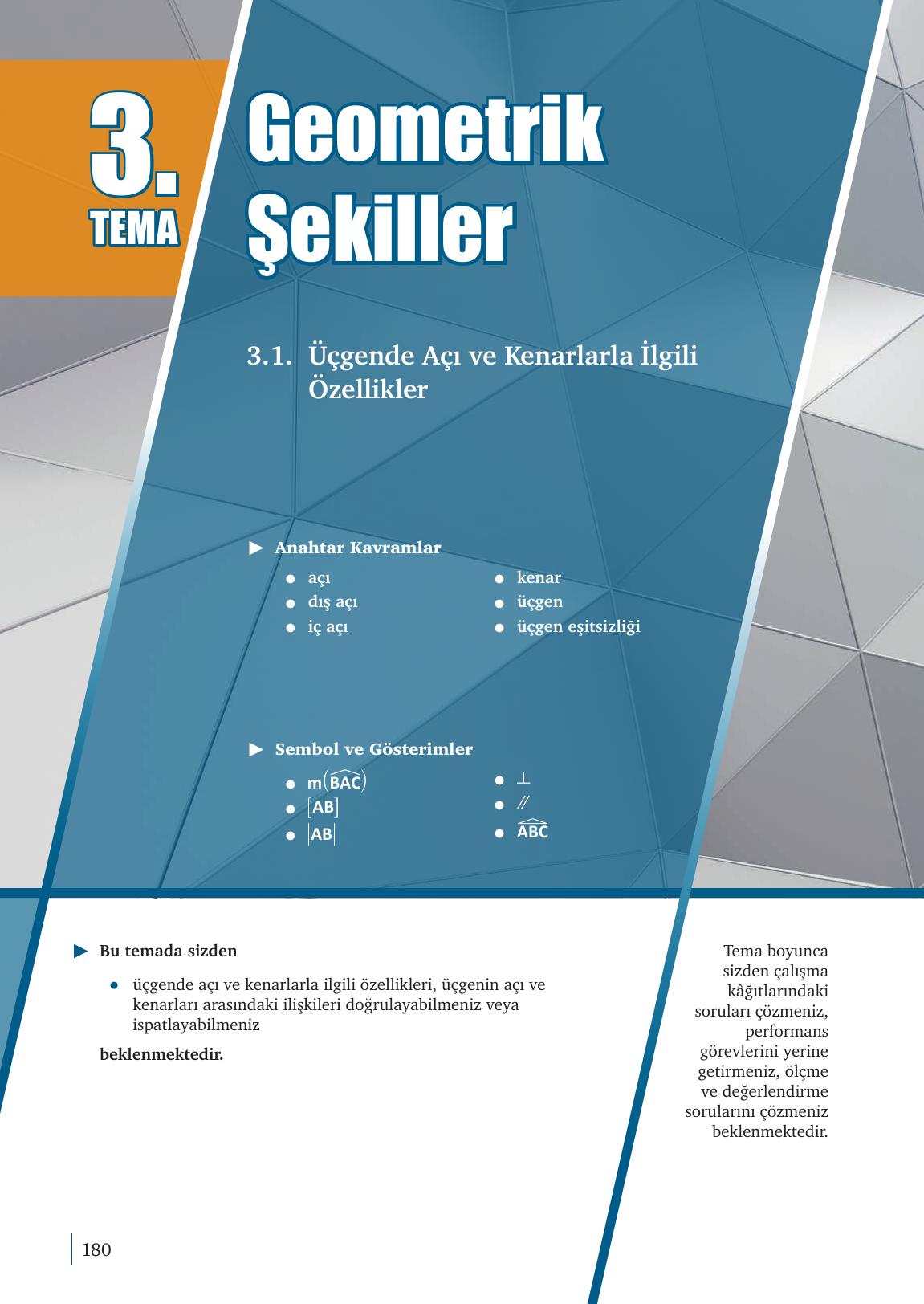9. Sınıf Meb Yayınları Matematik Ders Kitabı 1. Kitap Sayfa 180 Cevapları