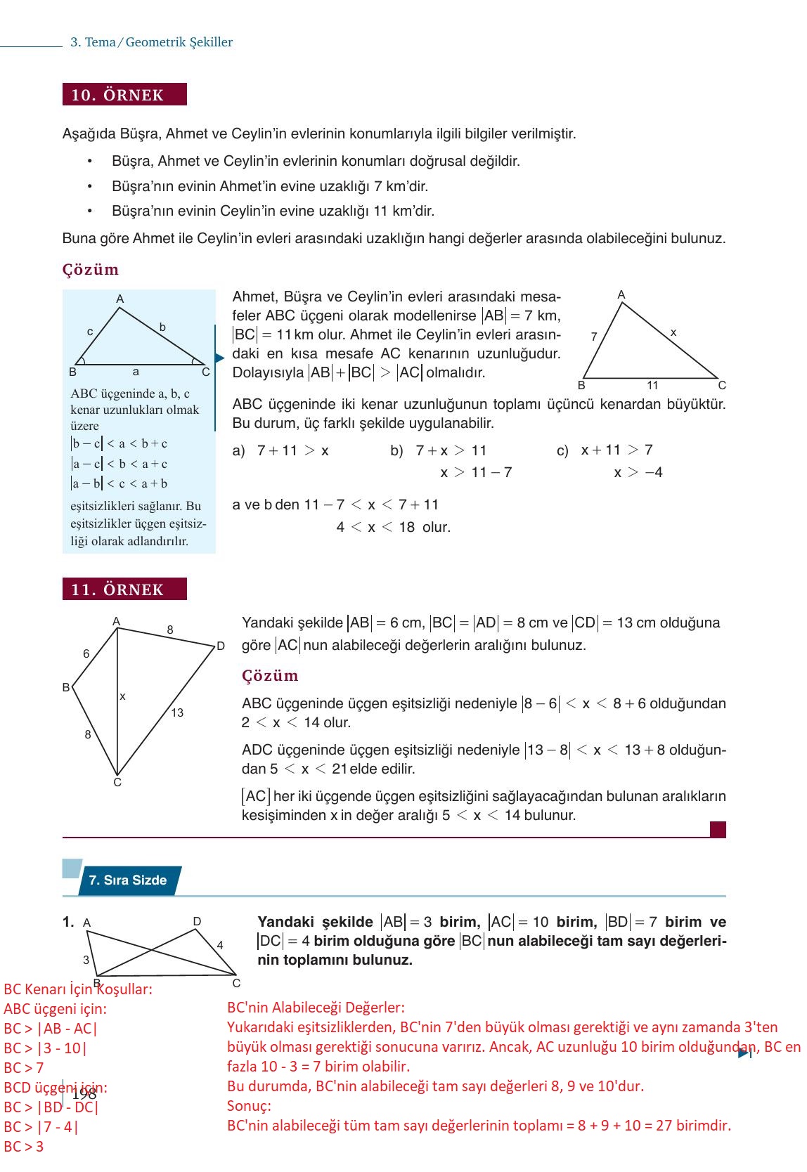 9. Sınıf Meb Yayınları Matematik Ders Kitabı 1. Kitap Sayfa 198 Cevapları 9. Sınıf Meb Yayınları Matematik Ders Kitabı 1. Kitap Sayfa 198 Cevapları