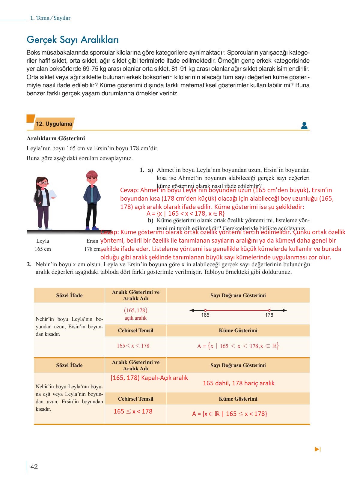 9. Sınıf Meb Yayınları Matematik Ders Kitabı 1. Kitap Sayfa 42 Cevapları 9. Sınıf Meb Yayınları Matematik Ders Kitabı 1. Kitap Sayfa 42 Cevapları