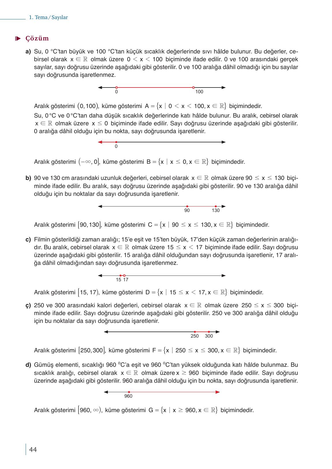 9. Sınıf Meb Yayınları Matematik Ders Kitabı 1. Kitap Sayfa 44 Cevapları