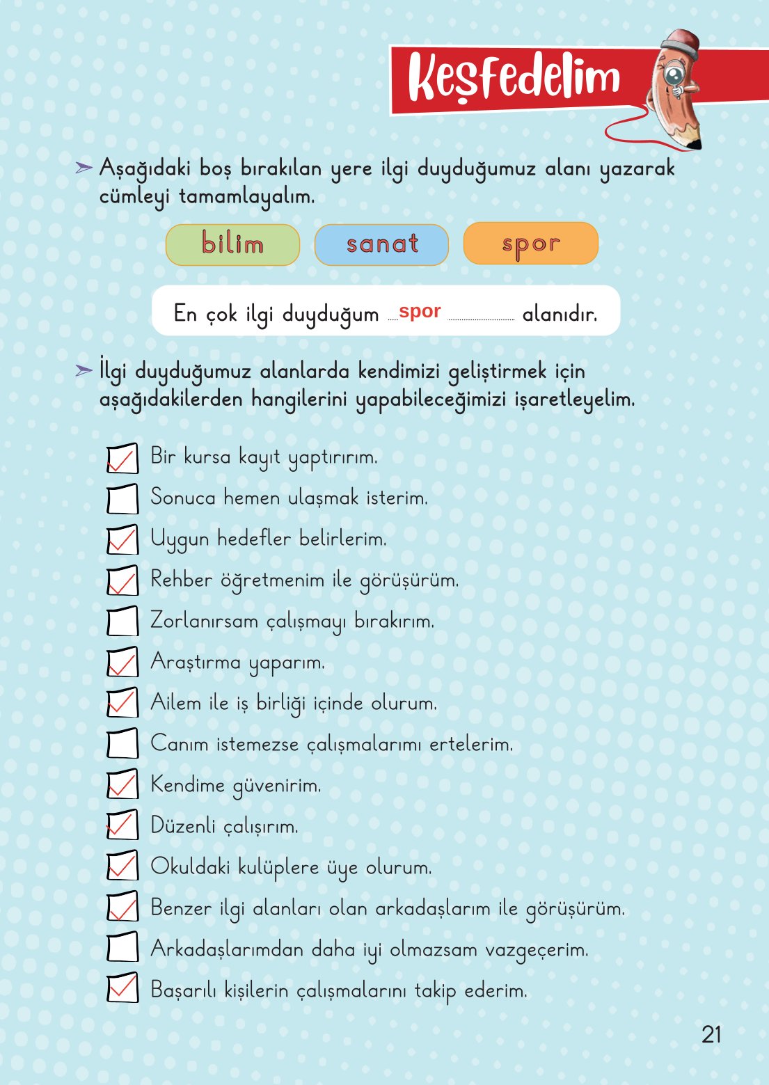 2. Sınıf Hayat Bilgisi 1. Kitap Meb Yayınları Ders Kitabı Sayfa 22 Cevapları