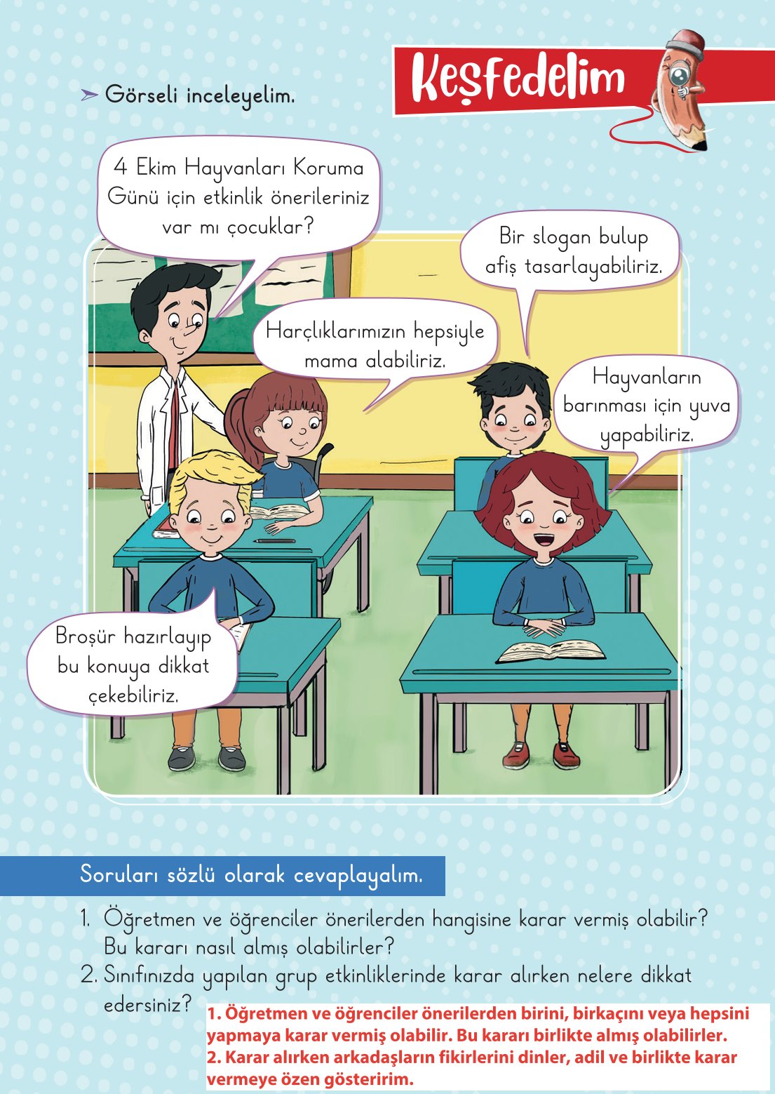 2. Sınıf Hayat Bilgisi 1. Kitap Meb Yayınları Ders Kitabı Sayfa 36 Cevapları