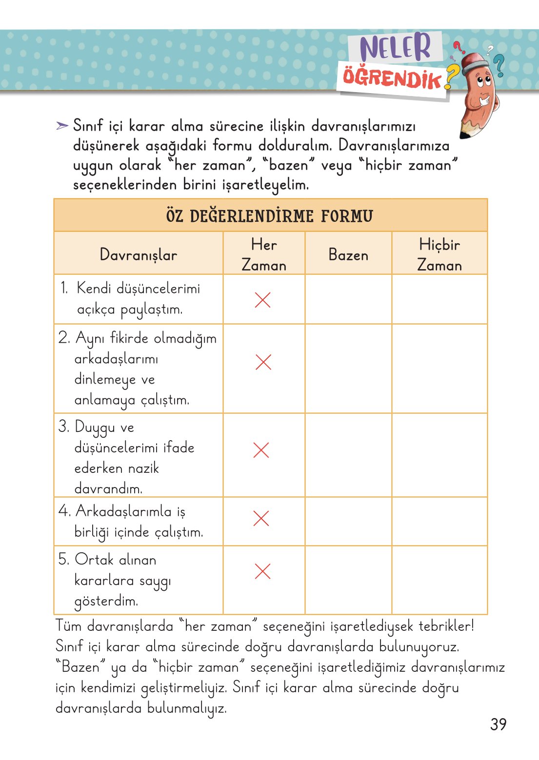 2. Sınıf Hayat Bilgisi 1. Kitap Meb Yayınları Ders Kitabı Sayfa 40 Cevapları