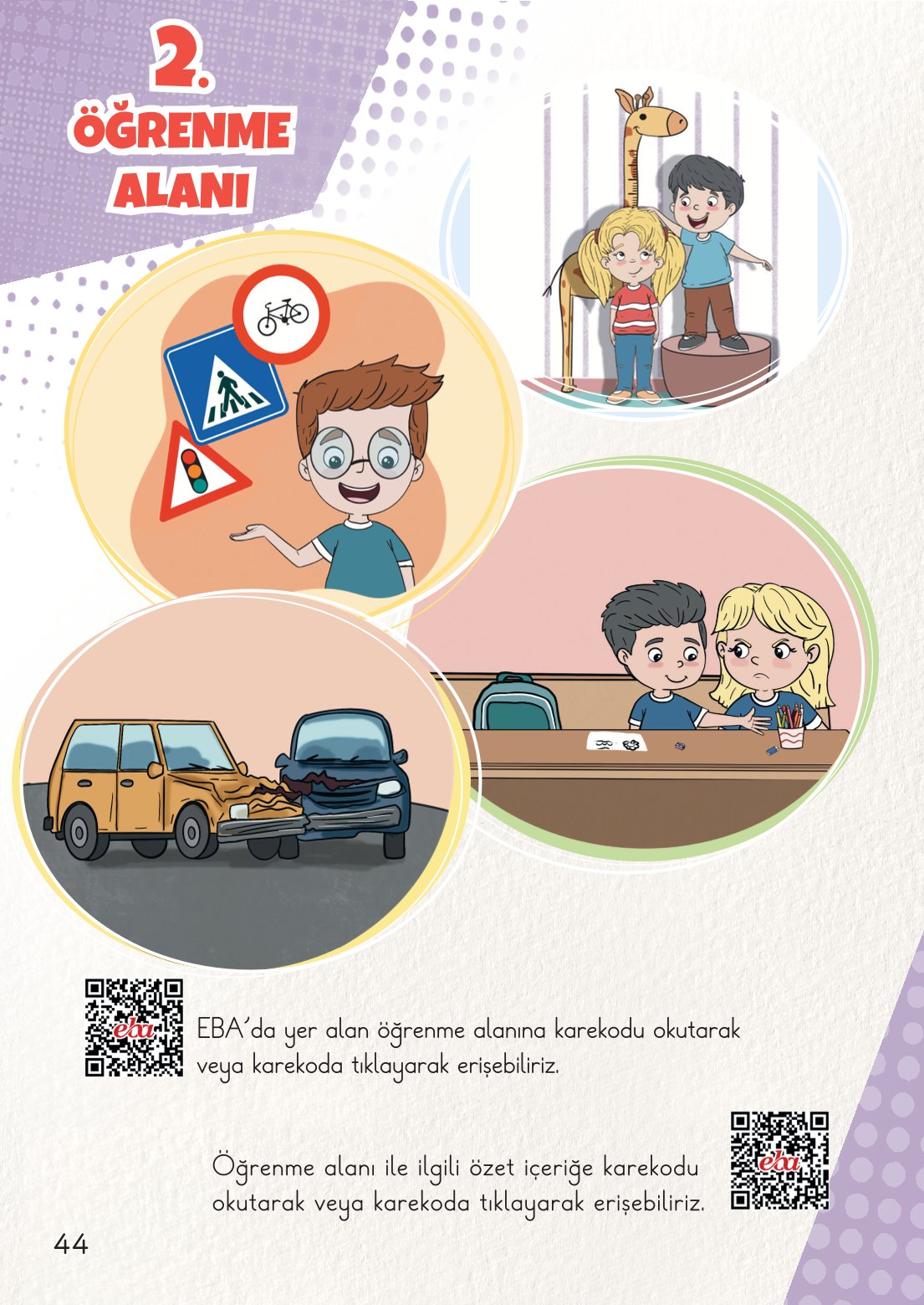 2. Sınıf Hayat Bilgisi 1. Kitap Meb Yayınları Ders Kitabı Sayfa 45 Cevapları