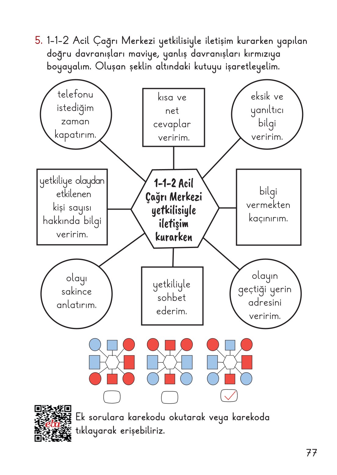 2. Sınıf Hayat Bilgisi 1. Kitap Meb Yayınları Ders Kitabı Sayfa 78 Cevapları