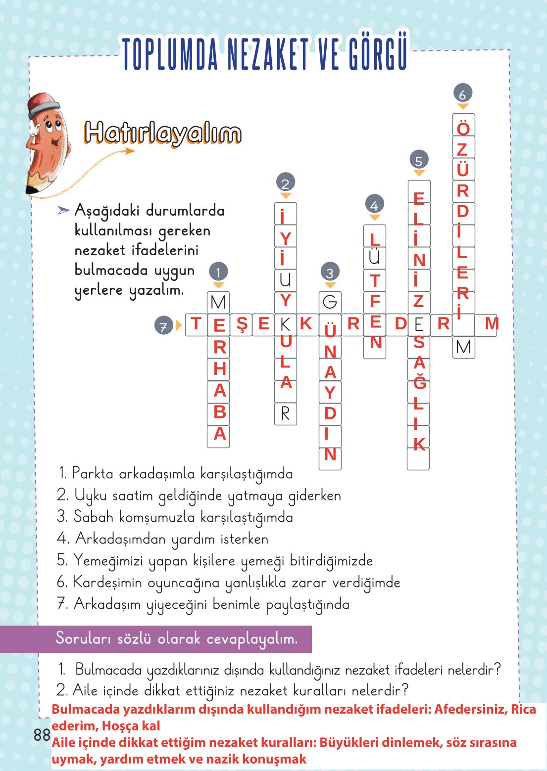 2. Sınıf Hayat Bilgisi 1. Kitap Meb Yayınları Ders Kitabı Sayfa 89 Cevapları 2. Sınıf Hayat Bilgisi 1. Kitap Meb Yayınları Ders Kitabı Sayfa 89 Cevapları