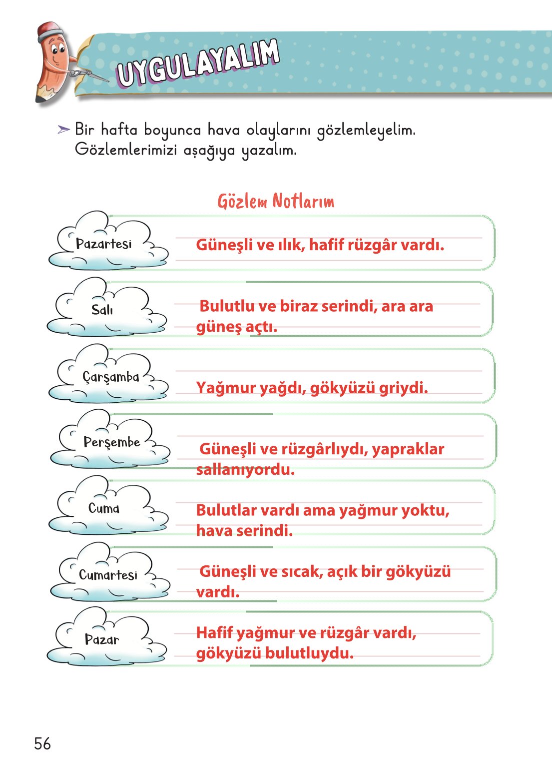 2. Sınıf Hayat Bilgisi 2. Kitap Meb Yayınları Ders Kitabı Sayfa 57 Cevapları