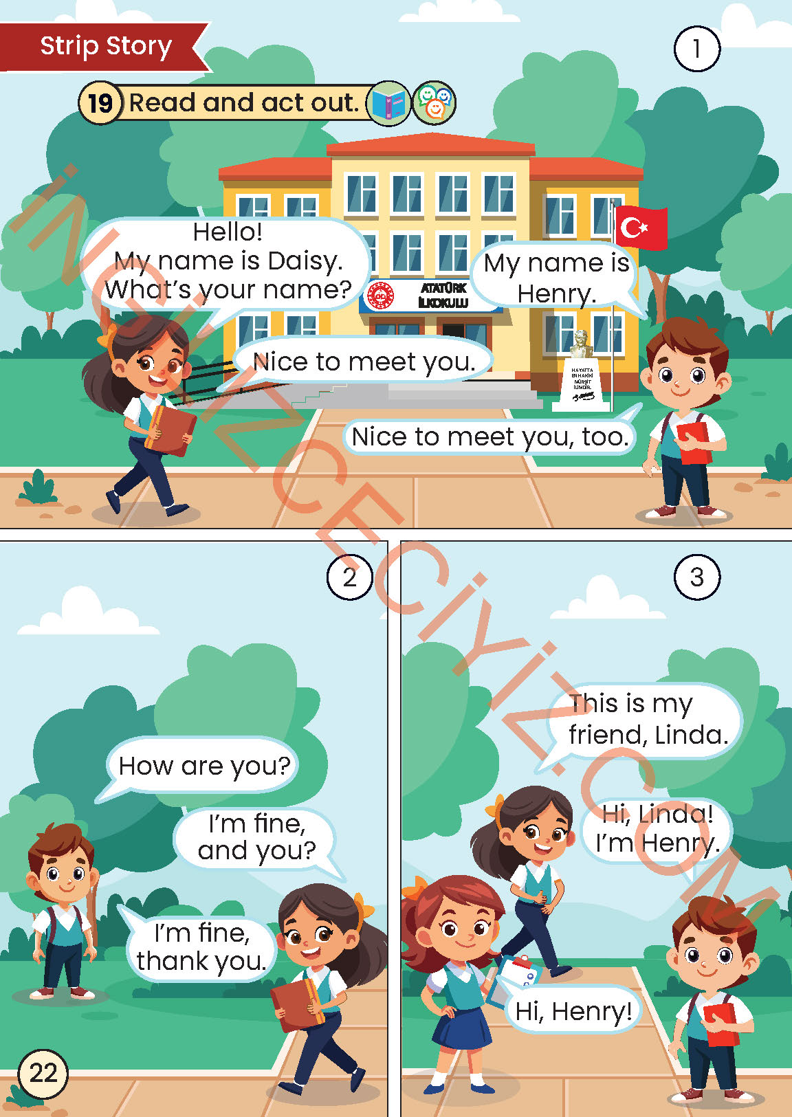 2. Sınıf İngilizce Meb Yayınları Kitabı Sayfa 22 Cevapları