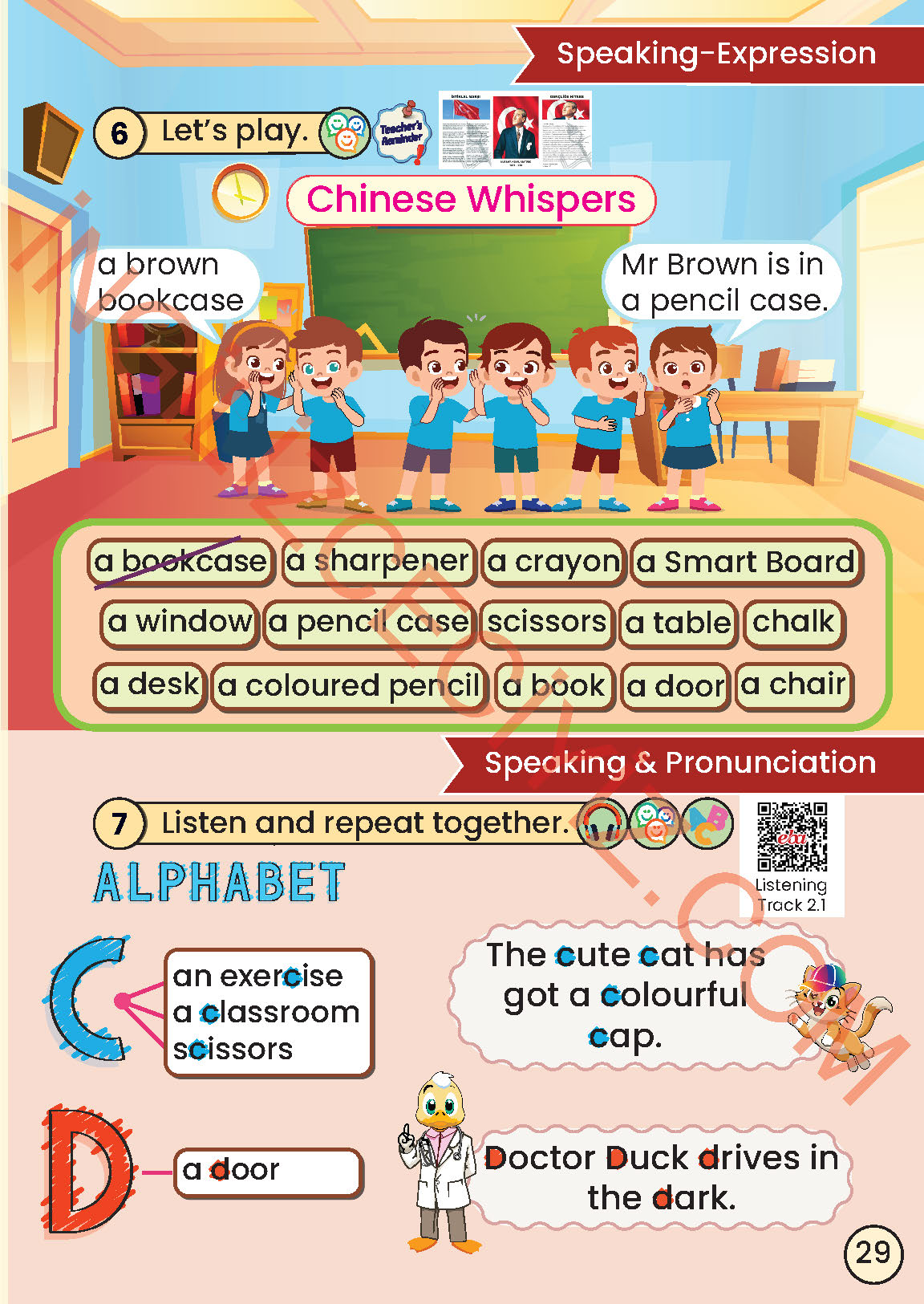 2. Sınıf İngilizce Meb Yayınları Kitabı Sayfa 29 Cevapları
