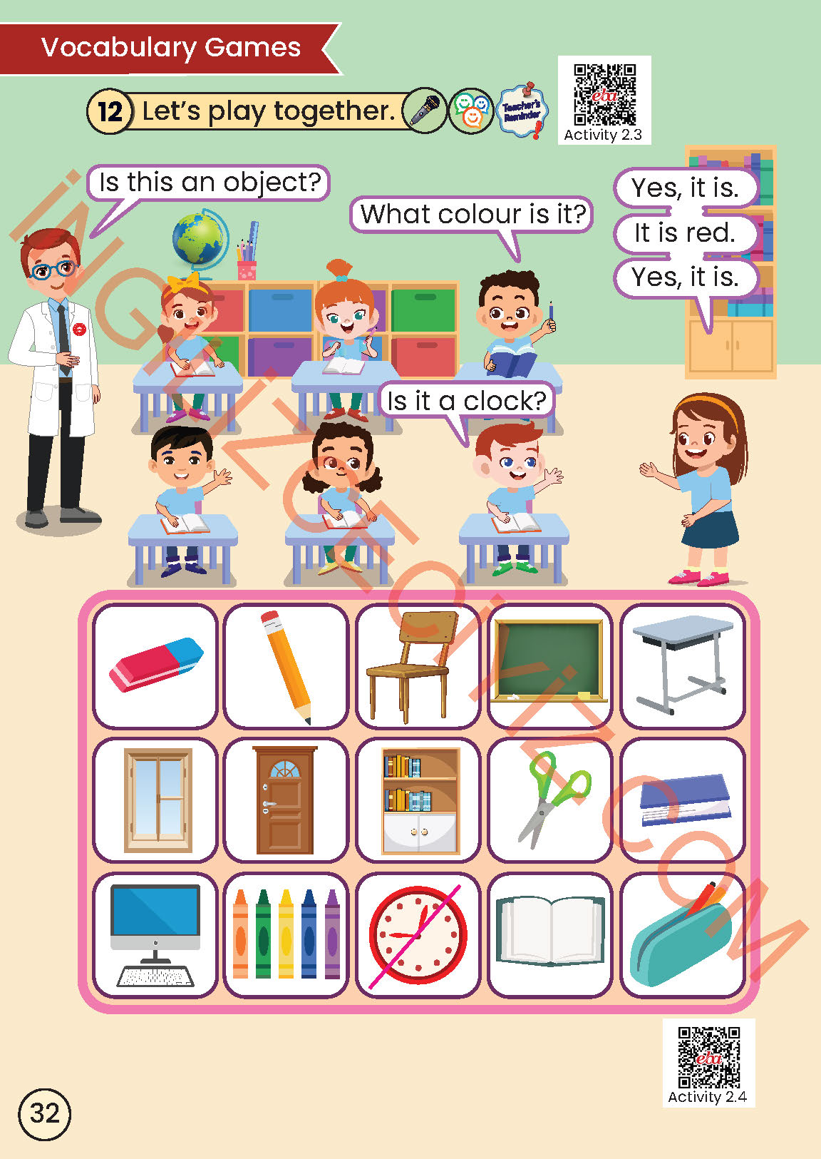 2. Sınıf İngilizce Meb Yayınları Kitabı Sayfa 32 Cevapları