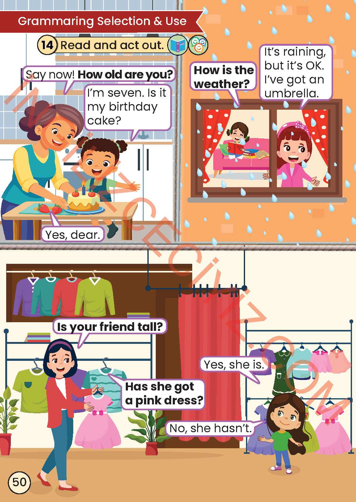 2. Sınıf İngilizce Meb Yayınları Kitabı Sayfa 50 Cevapları