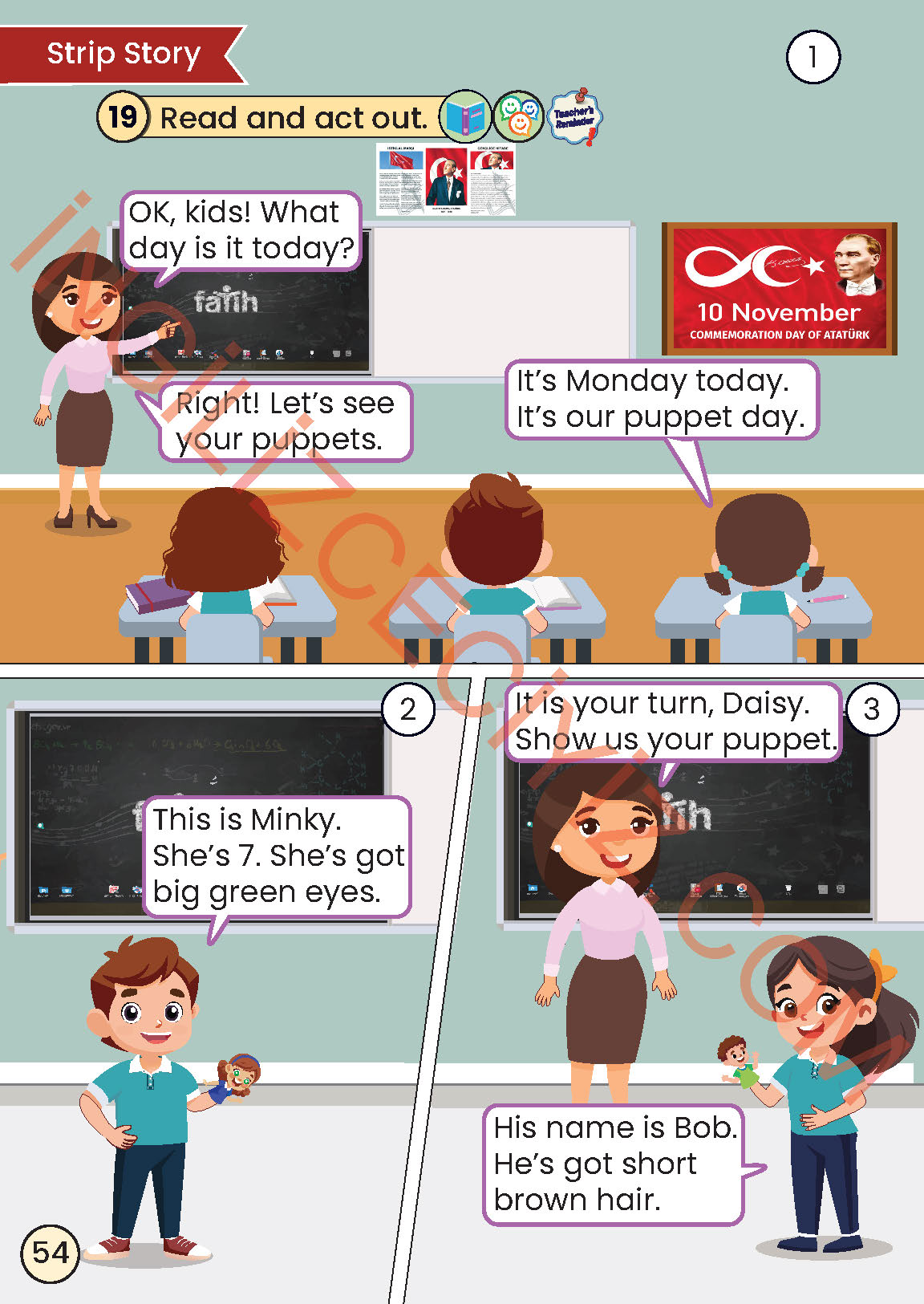 2. Sınıf İngilizce Meb Yayınları Kitabı Sayfa 54 Cevapları