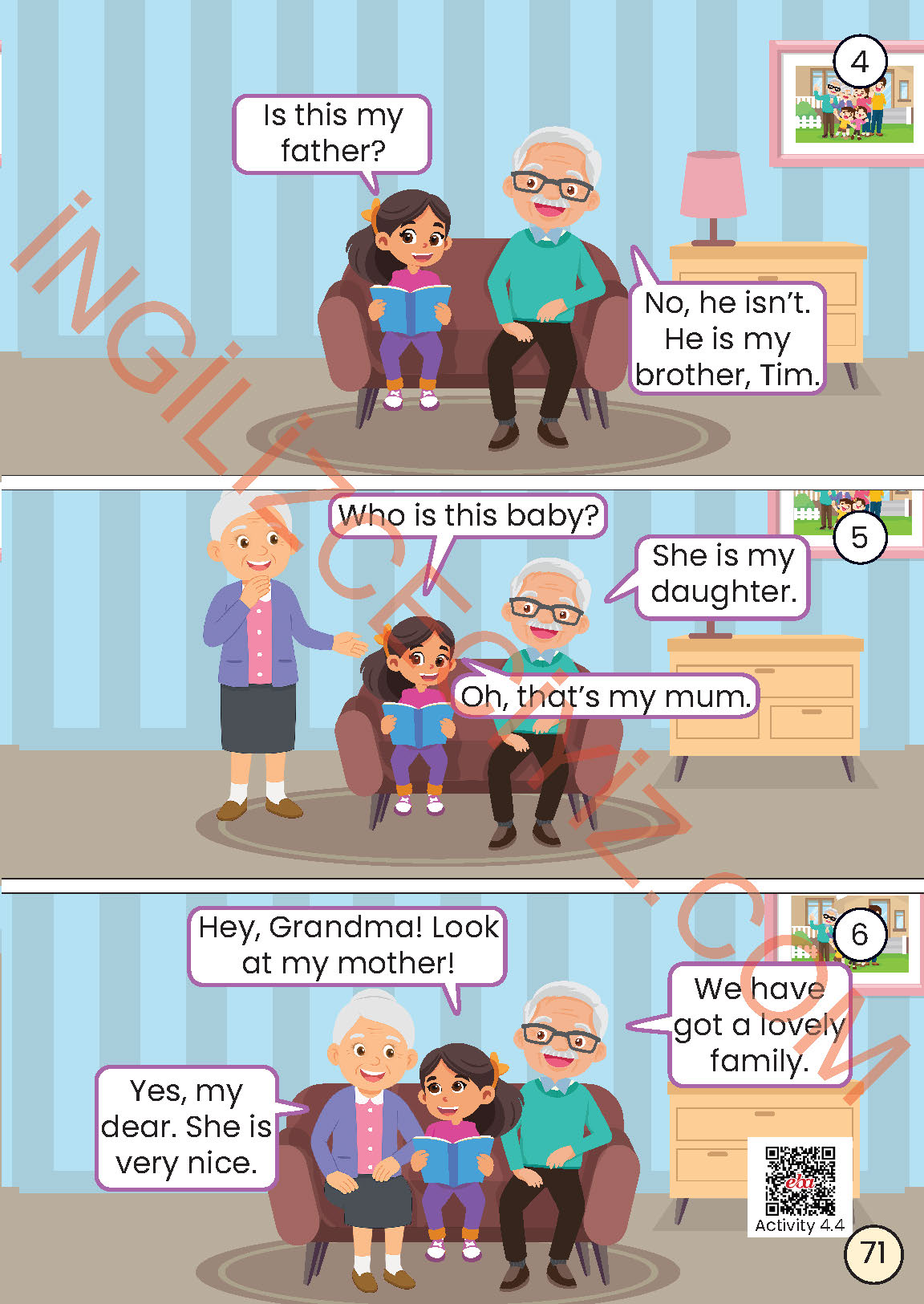 2. Sınıf İngilizce Meb Yayınları Kitabı Sayfa 71 Cevapları