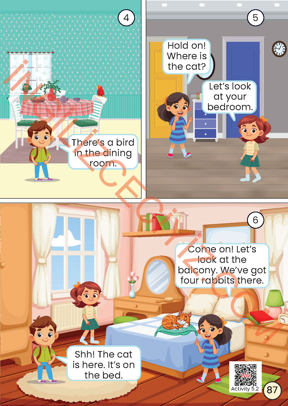 2. Sınıf İngilizce Meb Yayınları Kitabı Sayfa 87 Cevapları