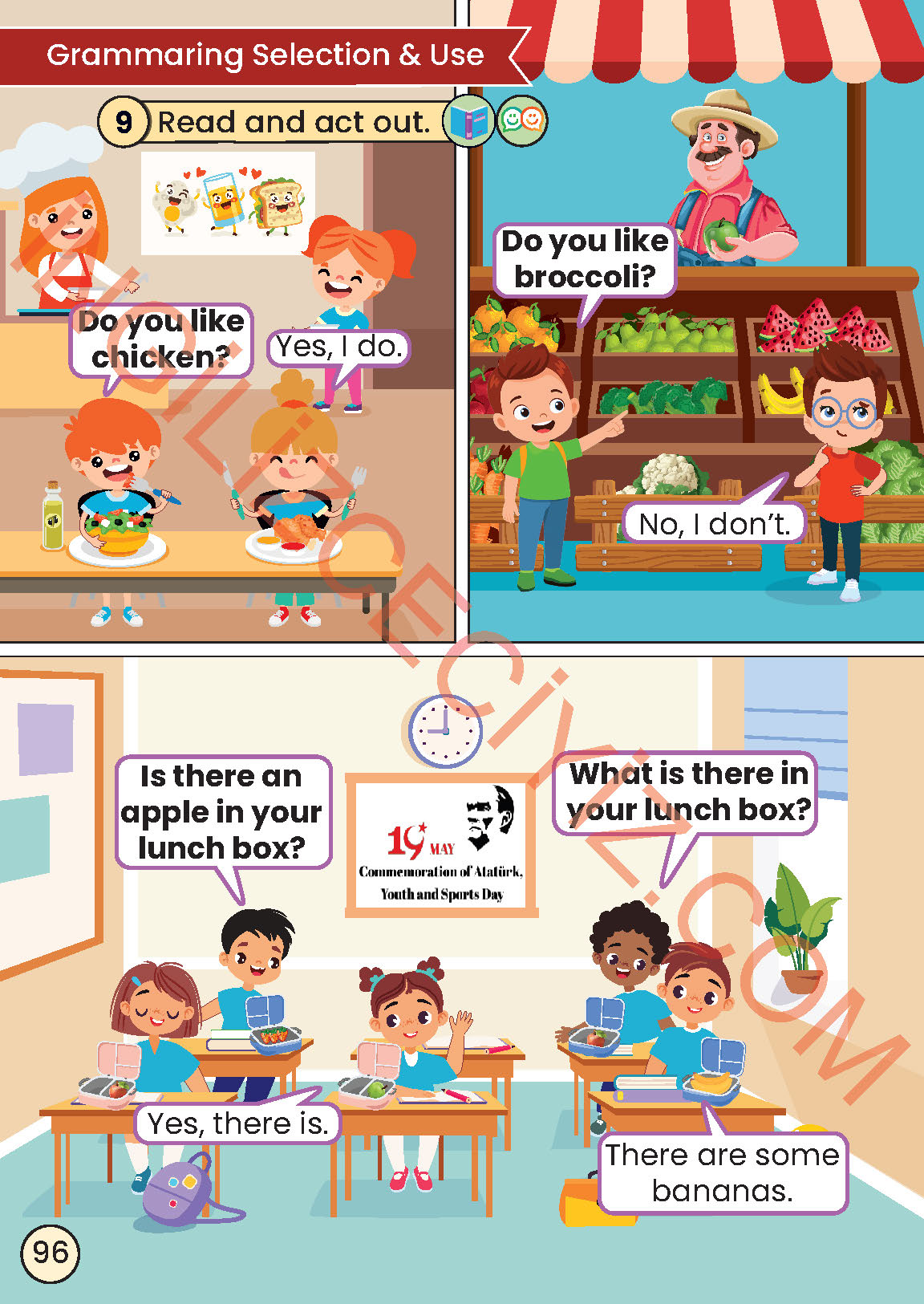 2. Sınıf İngilizce Meb Yayınları Kitabı Sayfa 96 Cevapları