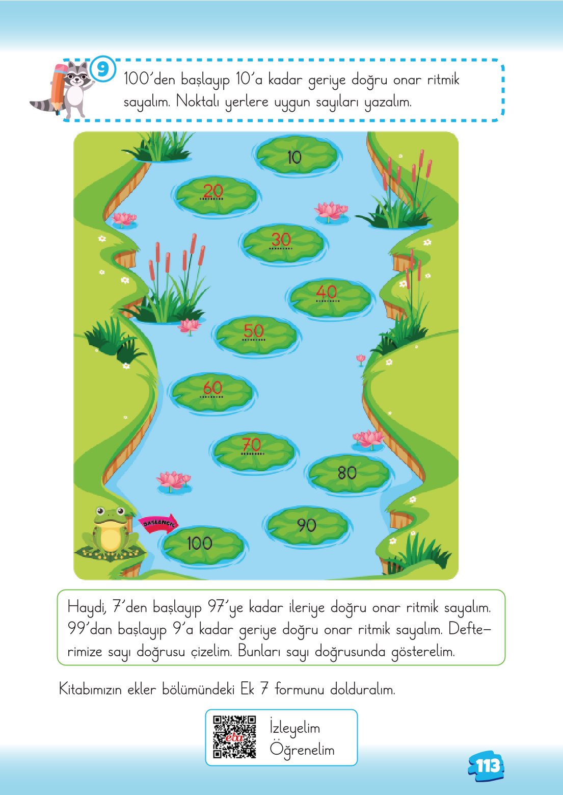 2. Sınıf Matematik 1. Kitap Meb Yayınları Ders Kitabı Sayfa 113 Cevapları