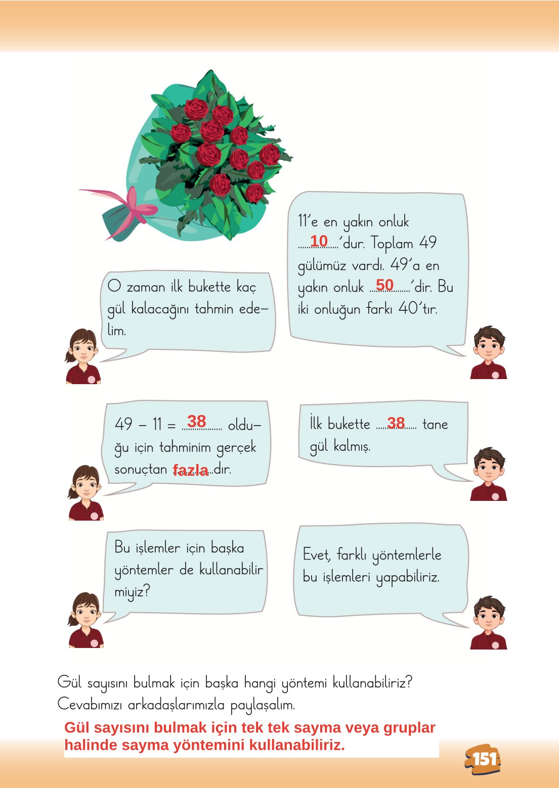 2. Sınıf Matematik 1. Kitap Meb Yayınları Ders Kitabı Sayfa 151 Cevapları 2. Sınıf Matematik 1. Kitap Meb Yayınları Ders Kitabı Sayfa 151 Cevapları