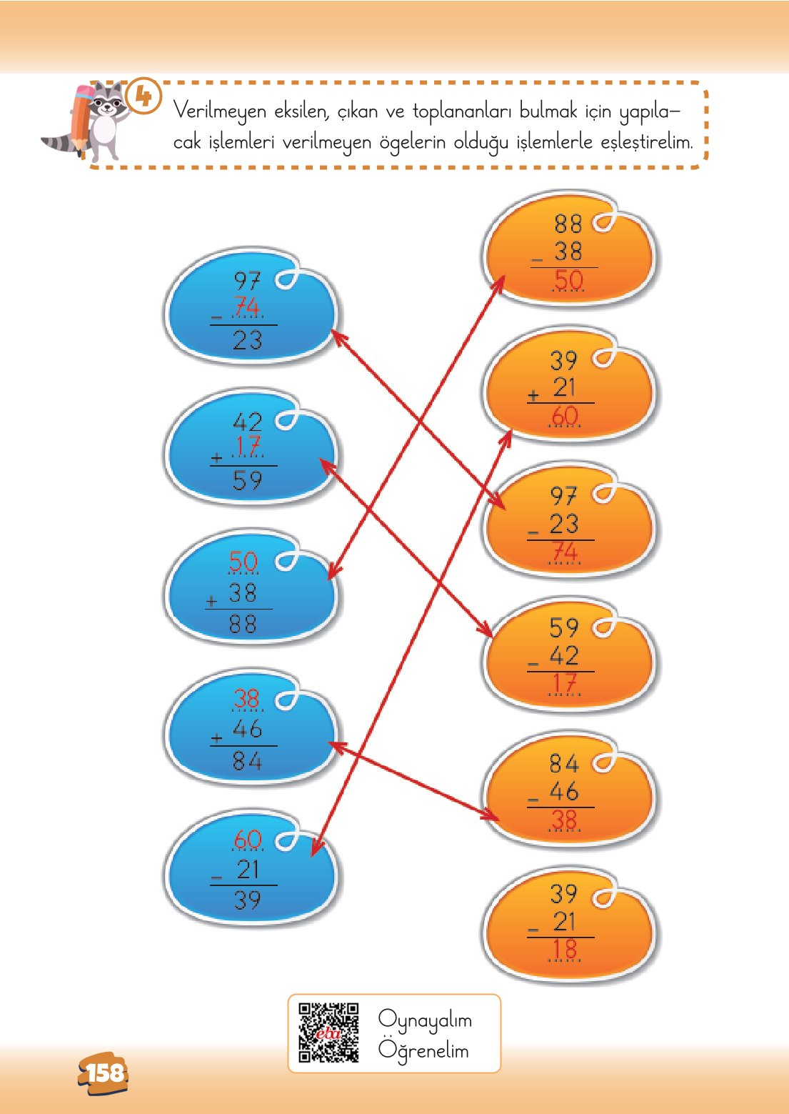 2. Sınıf Matematik 1. Kitap Meb Yayınları Ders Kitabı Sayfa 158 Cevapları 2. Sınıf Matematik 1. Kitap Meb Yayınları Ders Kitabı Sayfa 158 Cevapları