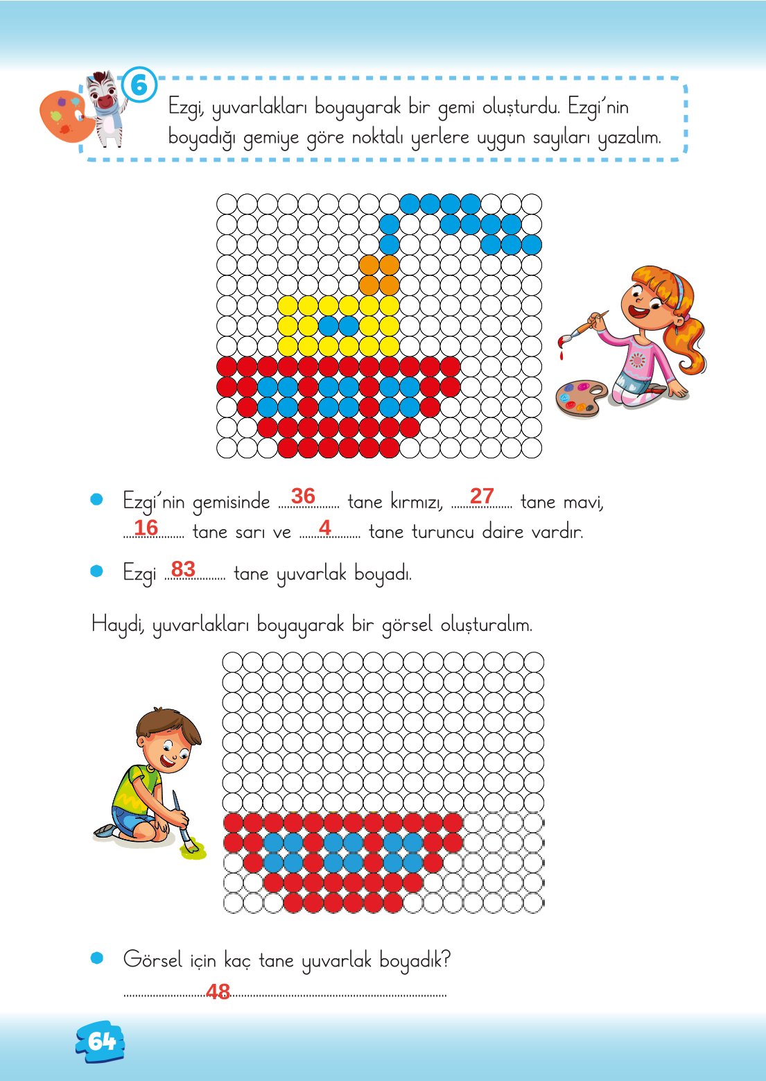 2. Sınıf Matematik 1. Kitap Meb Yayınları Ders Kitabı Sayfa 64 Cevapları 2. Sınıf Matematik 1. Kitap Meb Yayınları Ders Kitabı Sayfa 64 Cevapları