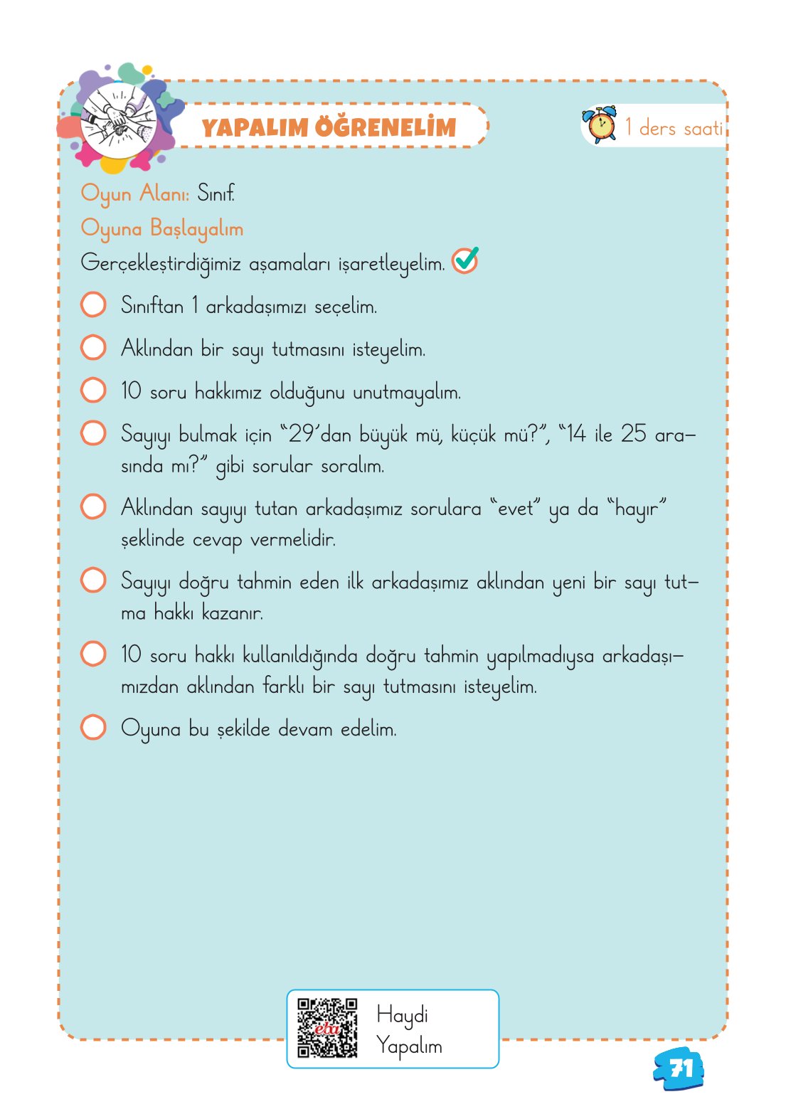 2. Sınıf Matematik 1. Kitap Meb Yayınları Ders Kitabı Sayfa 71 Cevapları 2. Sınıf Matematik 1. Kitap Meb Yayınları Ders Kitabı Sayfa 71 Cevapları