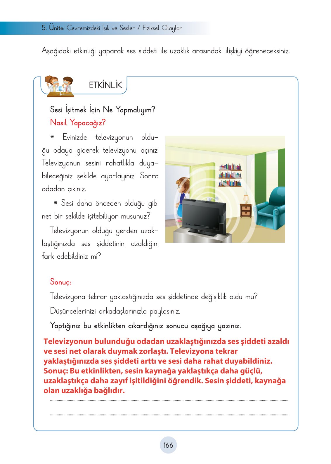3. Sınıf Fen Bilimleri Cem Yayınları Ders Kitabı Sayfa 166 Cevapları