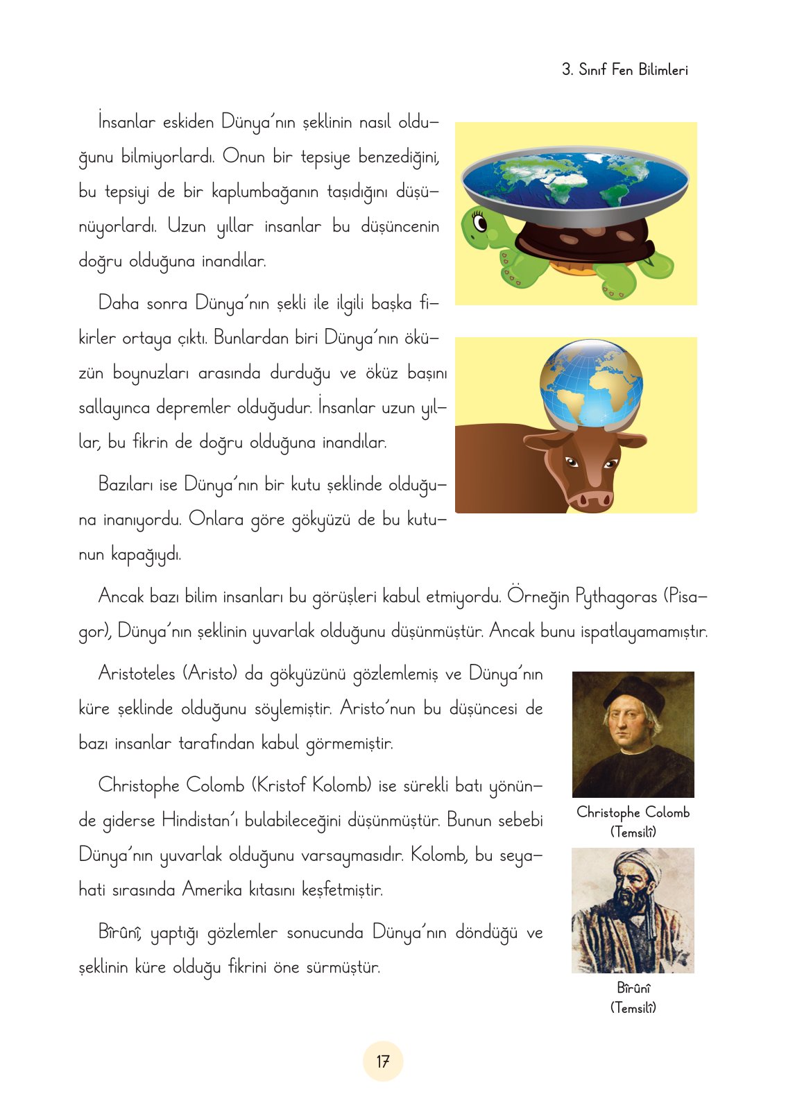 3. Sınıf Fen Bilimleri Cem Yayınları Ders Kitabı Sayfa 17 Cevapları