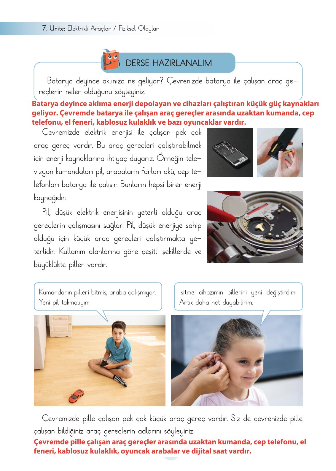 3. Sınıf Fen Bilimleri Cem Yayınları Ders Kitabı Sayfa 226 Cevapları