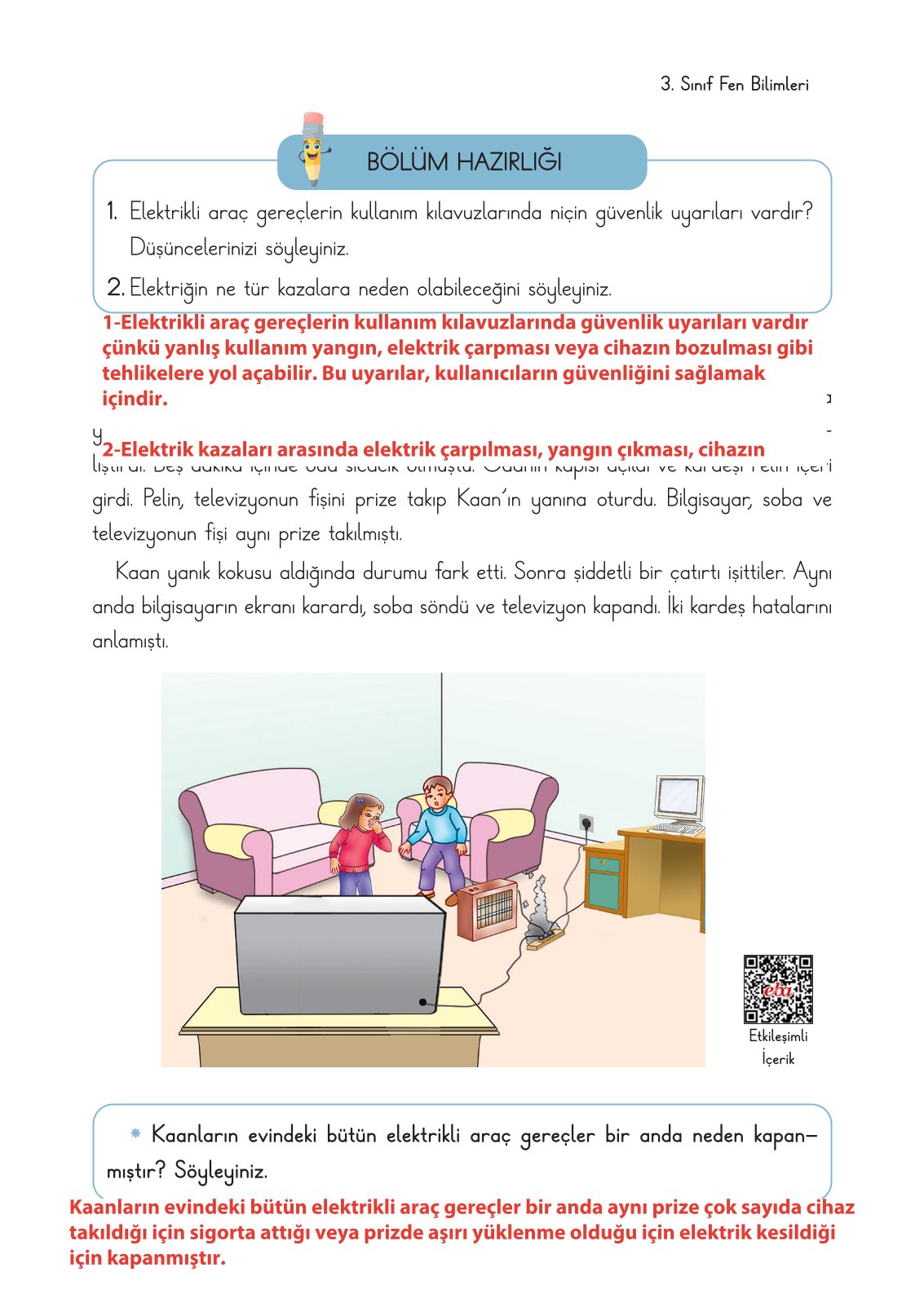 3. Sınıf Fen Bilimleri Cem Yayınları Ders Kitabı Sayfa 235 Cevapları