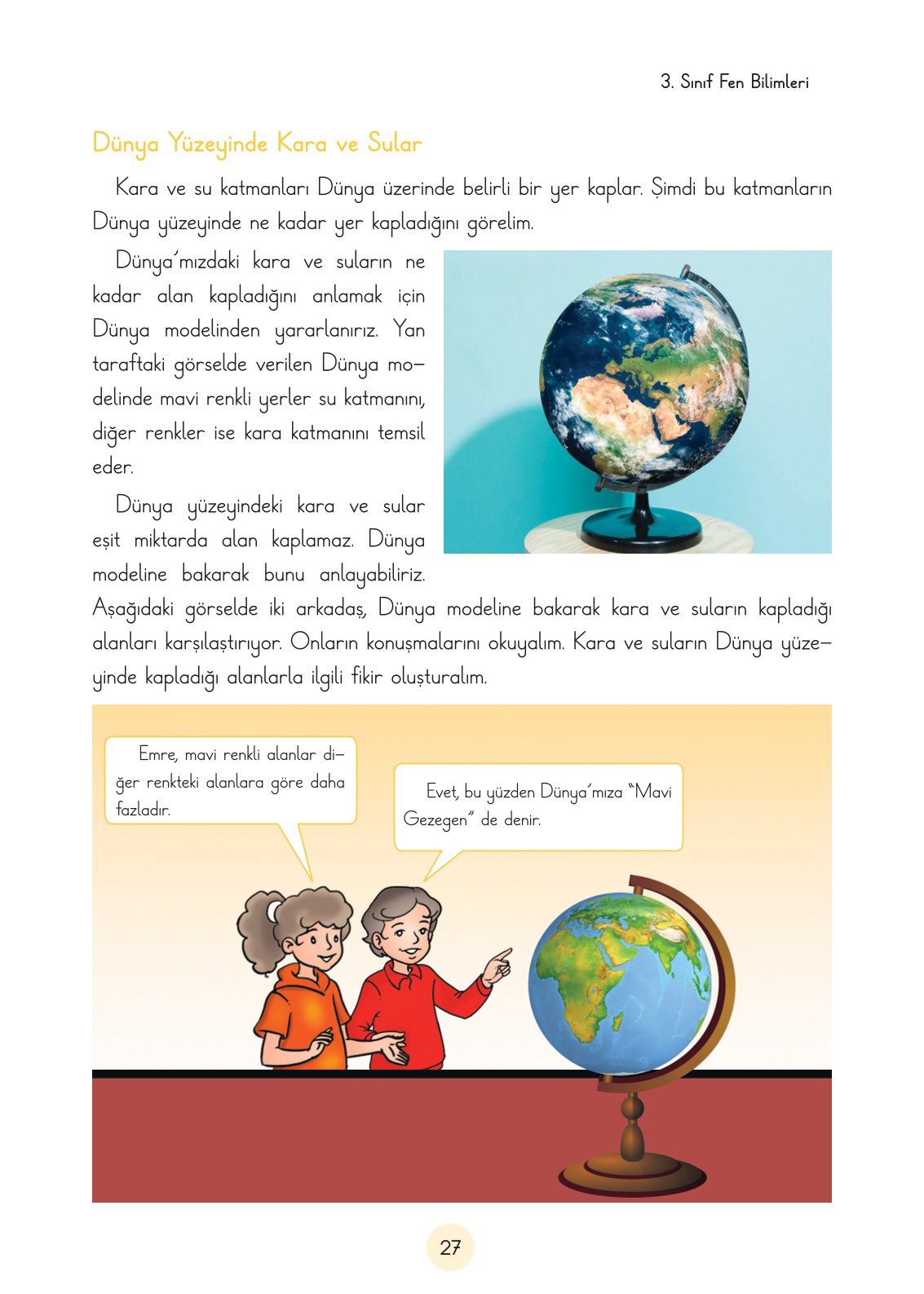 3. Sınıf Fen Bilimleri Cem Yayınları Ders Kitabı Sayfa 27 Cevapları 3. Sınıf Fen Bilimleri Cem Yayınları Ders Kitabı Sayfa 27 Cevapları
