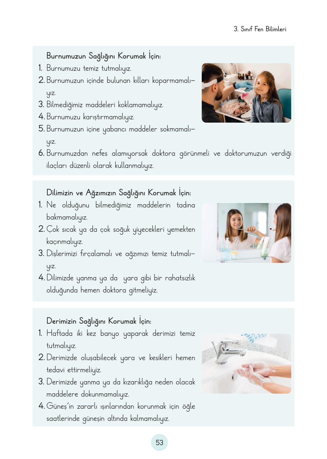 3. Sınıf Fen Bilimleri Cem Yayınları Ders Kitabı Sayfa 53 Cevapları