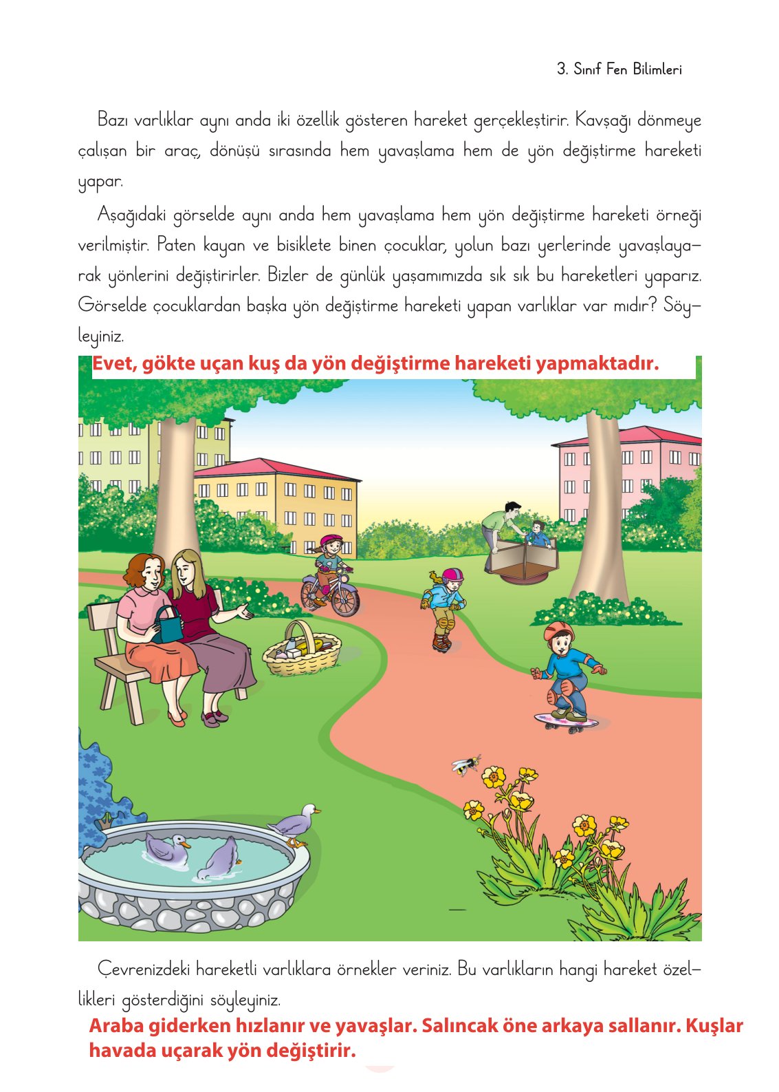 3. Sınıf Fen Bilimleri Cem Yayınları Ders Kitabı Sayfa 73 Cevapları