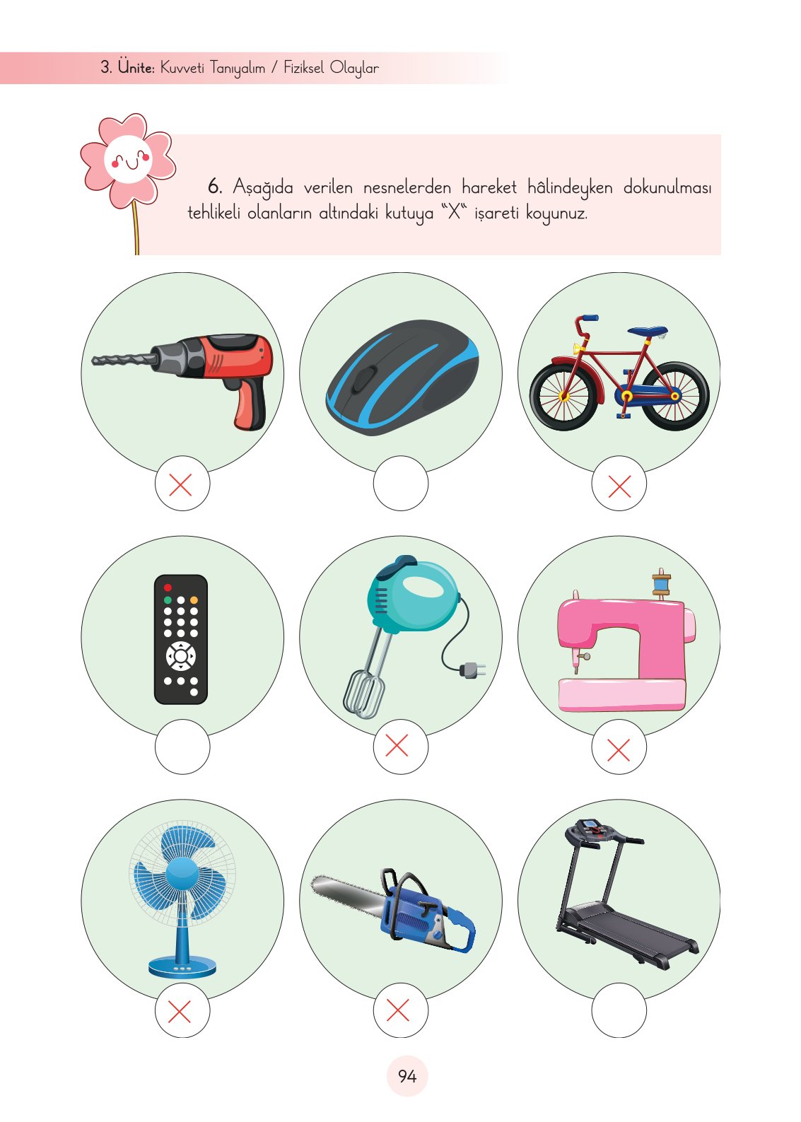 3. Sınıf Fen Bilimleri Cem Yayınları Ders Kitabı Sayfa 94 Cevapları