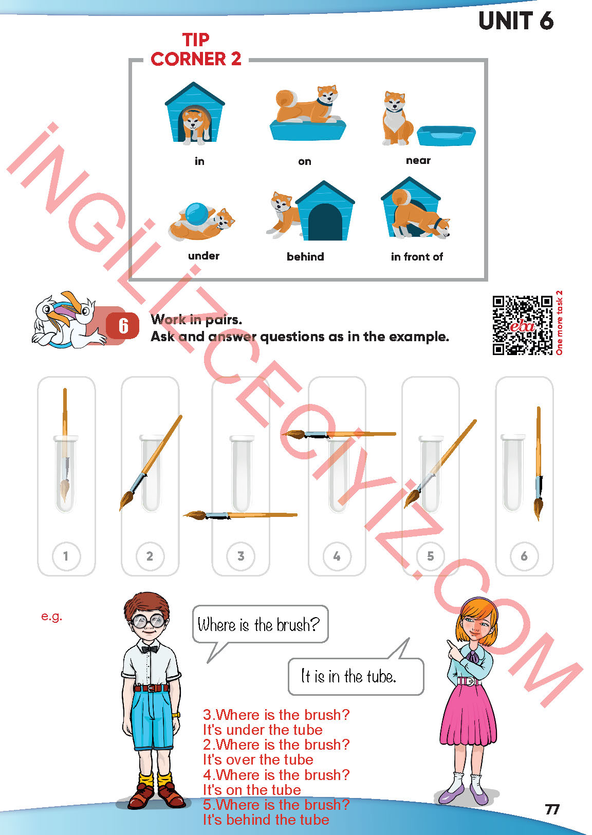 4. Sınıf İngilizce Meb Yayınları Kitabı Sayfa 77 Cevapları