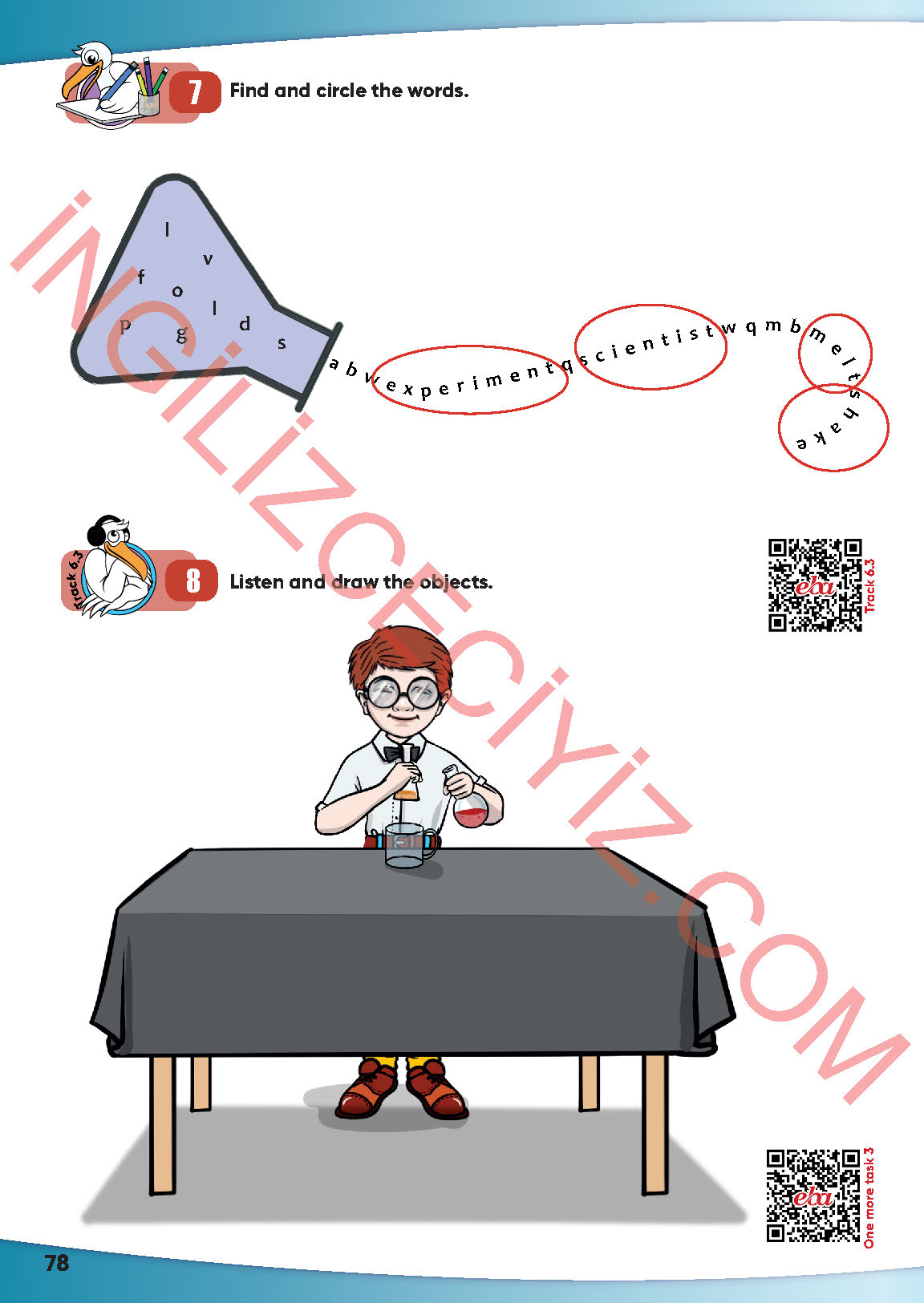 4. Sınıf İngilizce Meb Yayınları Kitabı Sayfa 78 Cevapları