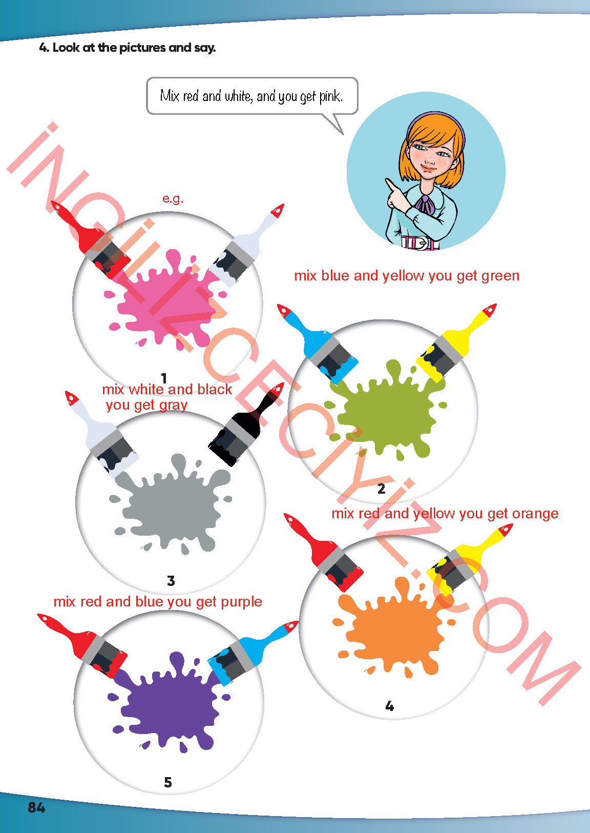 4. Sınıf İngilizce Meb Yayınları Kitabı Sayfa 84 Cevapları