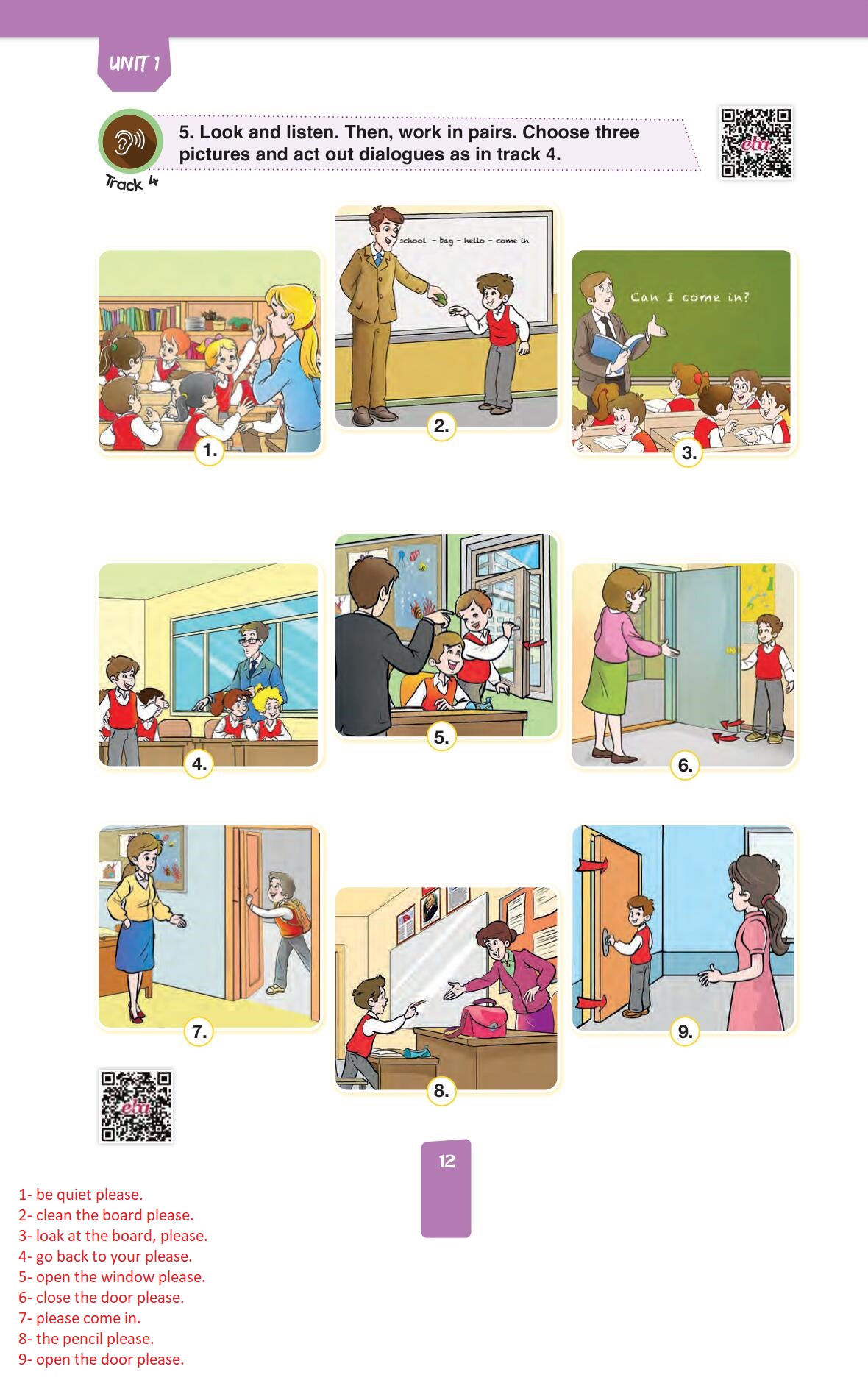 4. Sınıf İngilizce Pasifik Yayınları Kitabı Sayfa 12 Cevapları 4. Sınıf İngilizce Pasifik Yayınları Kitabı Sayfa 12 Cevapları