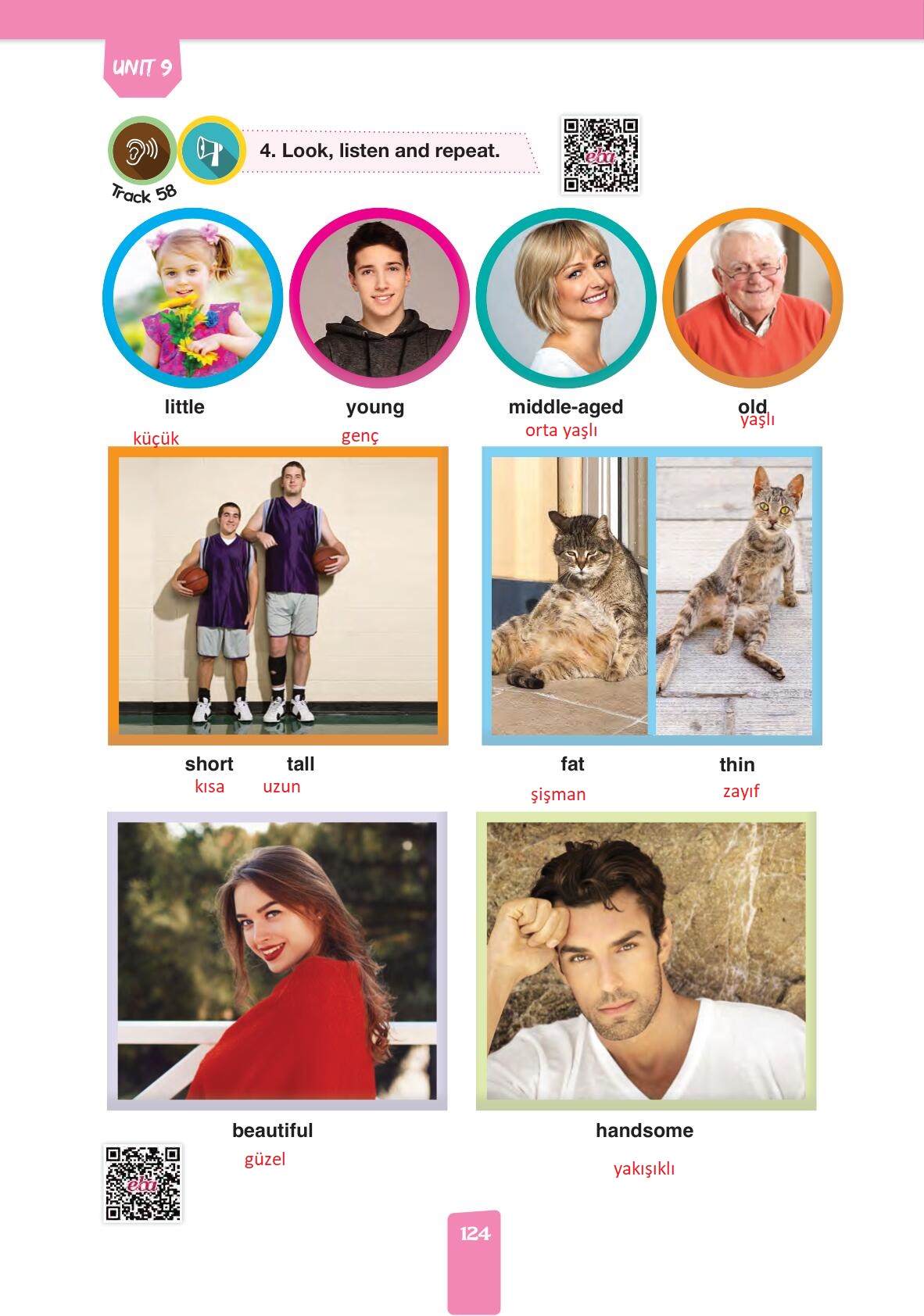 4. Sınıf İngilizce Pasifik Yayınları Kitabı Sayfa 124 Cevapları