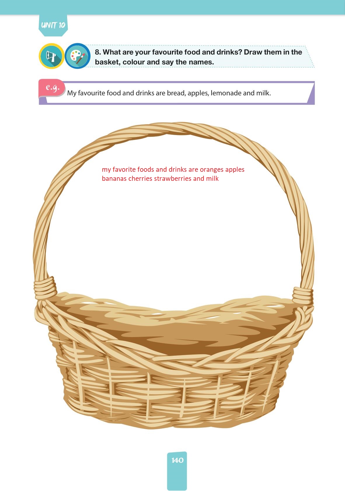 4. Sınıf İngilizce Pasifik Yayınları Kitabı Sayfa 140 Cevapları