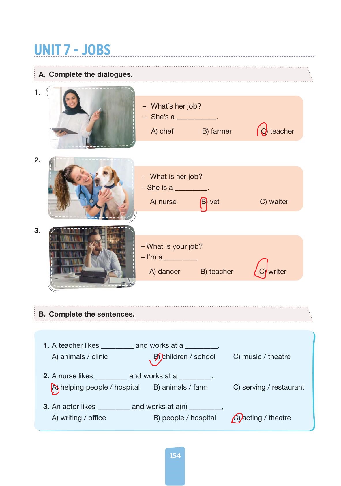 4. Sınıf İngilizce Pasifik Yayınları Kitabı Sayfa 154 Cevapları 4. Sınıf İngilizce Pasifik Yayınları Kitabı Sayfa 154 Cevapları