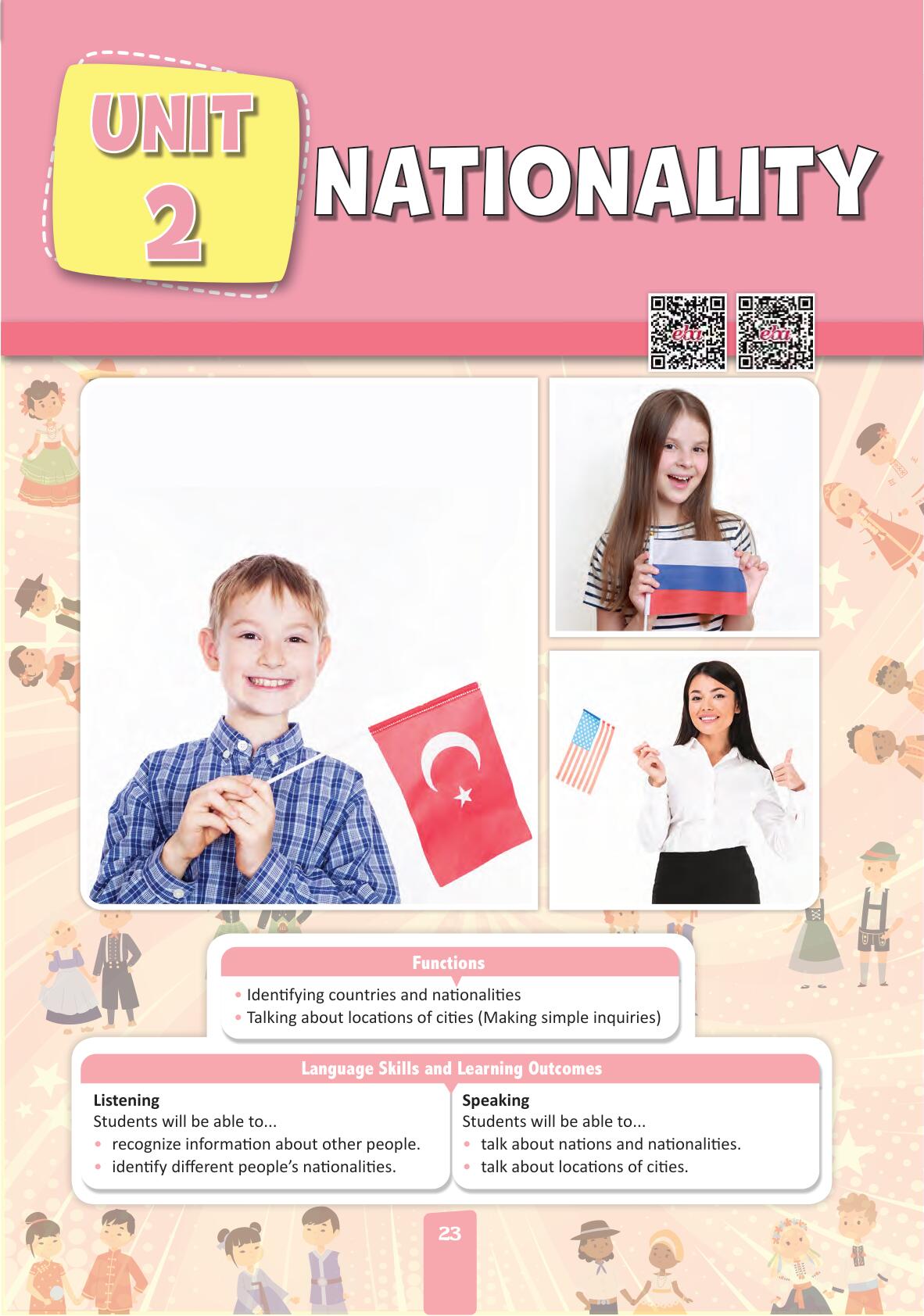 4. Sınıf İngilizce Pasifik Yayınları Kitabı Sayfa 23 Cevapları