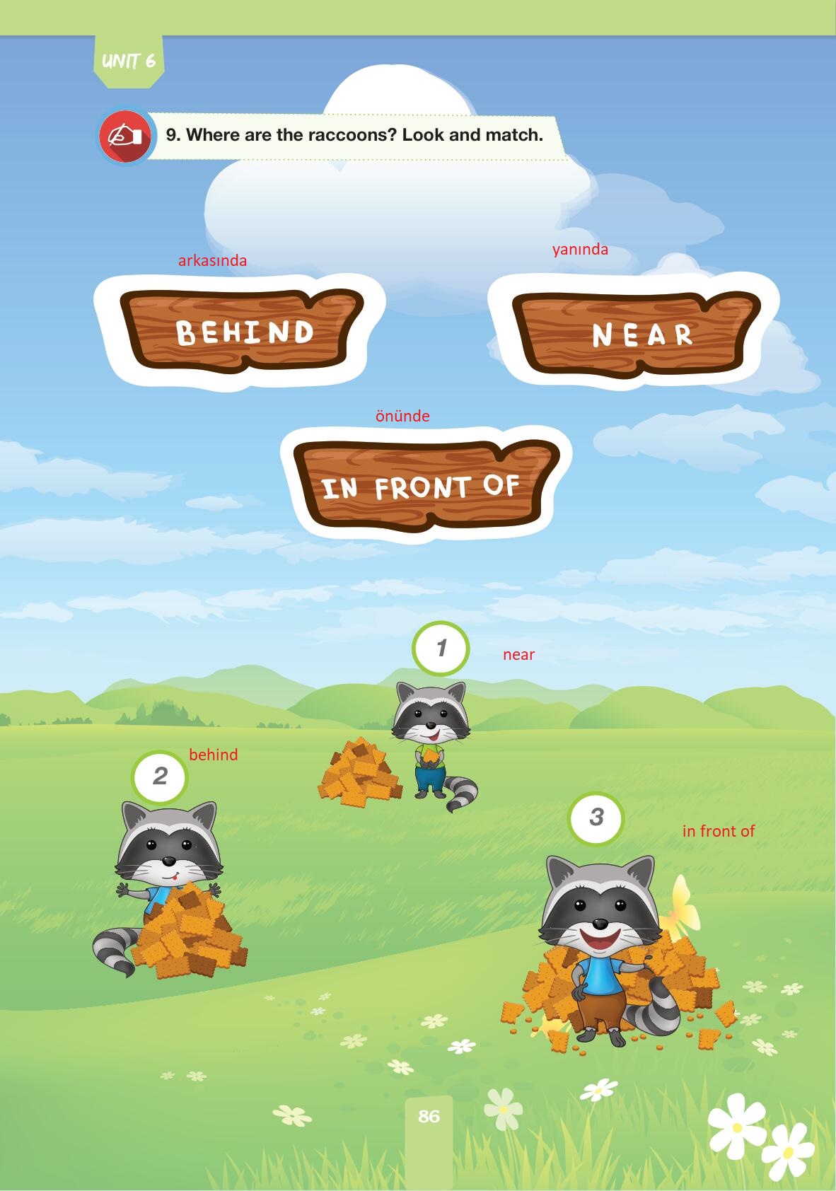 4. Sınıf İngilizce Pasifik Yayınları Kitabı Sayfa 86 Cevapları