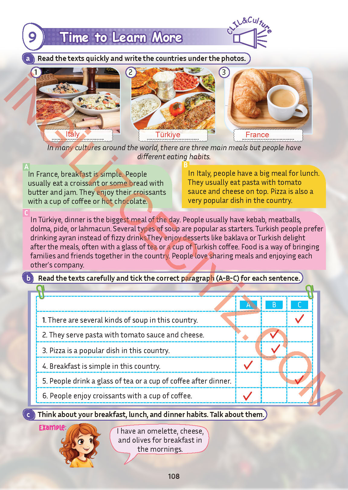 5. Sınıf İngilizce Meb Yayınları Kitabı Sayfa 108 Cevapları 5. Sınıf İngilizce Meb Yayınları Kitabı Sayfa 108 Cevapları